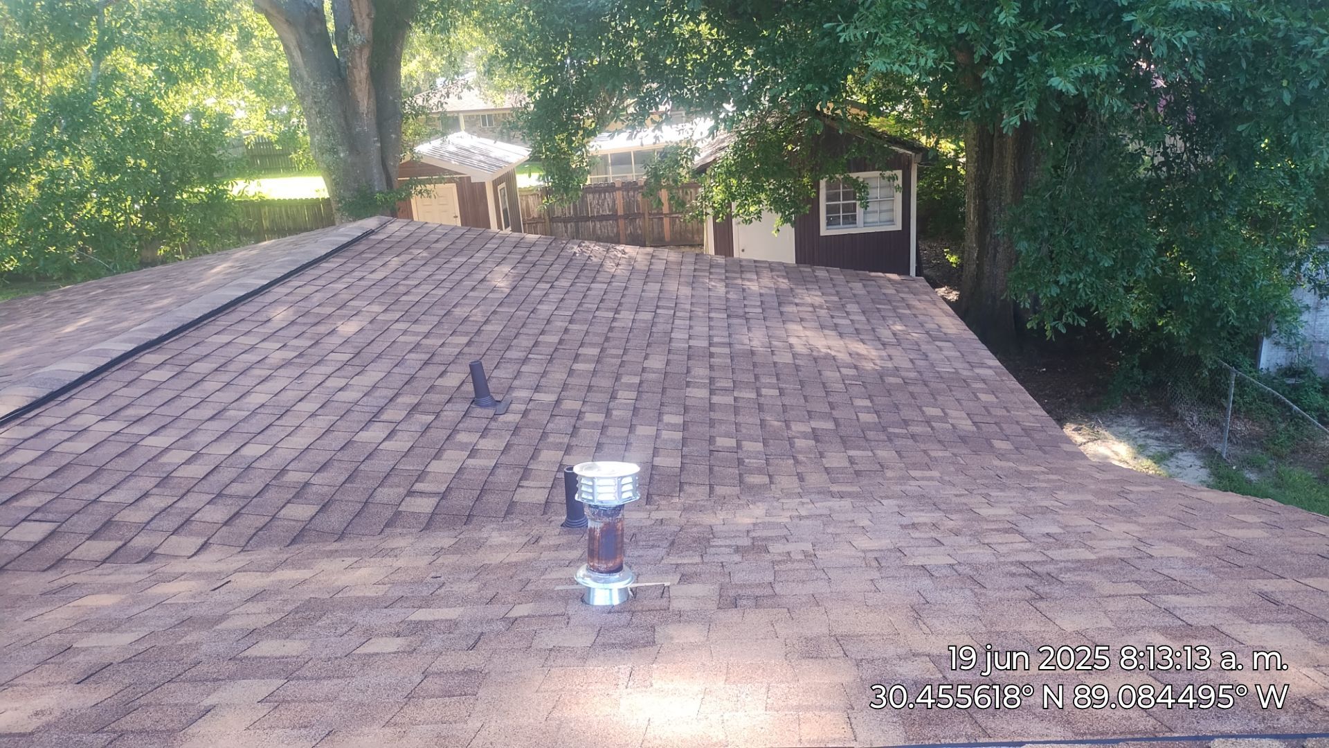 Old roof replacement by Husband Roofing & Contracting