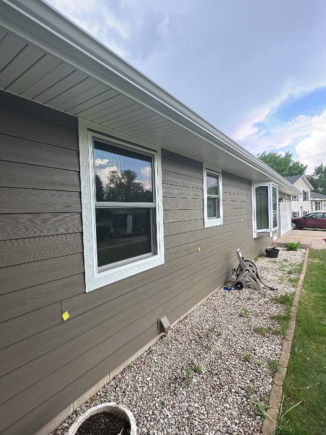 5" Gutters in Apple Valley by Next Level Seamless Gutters / Exteriors Inc.