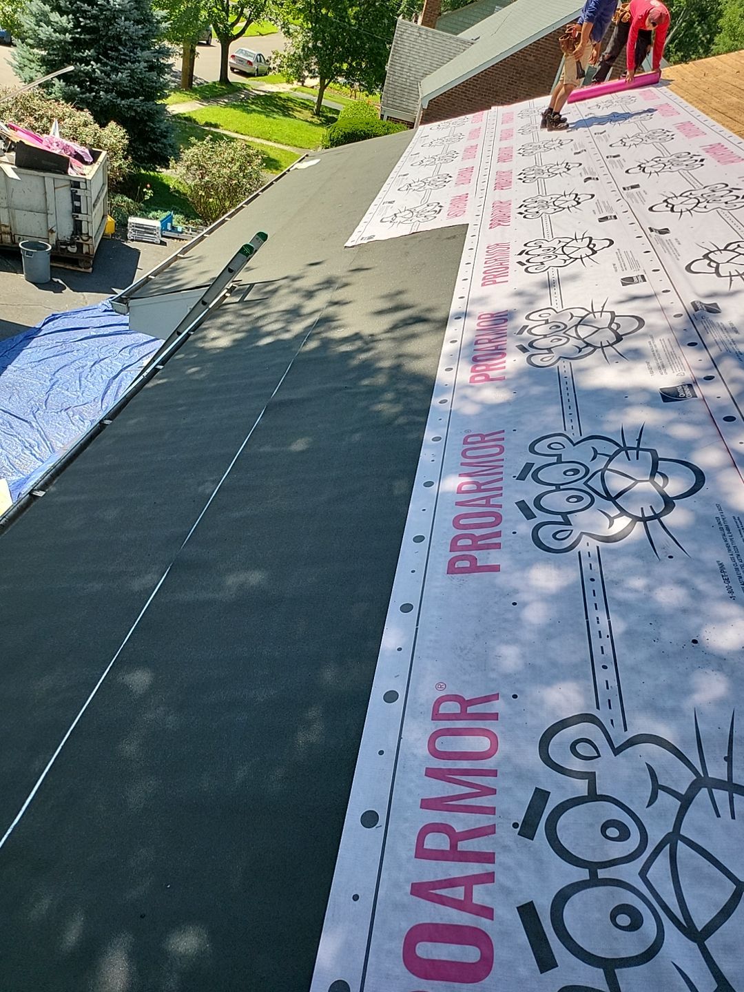 Residential Roofing Installation using Owens Corning TruDefinition Duration Designer - Black Sable by A Plus Exterior