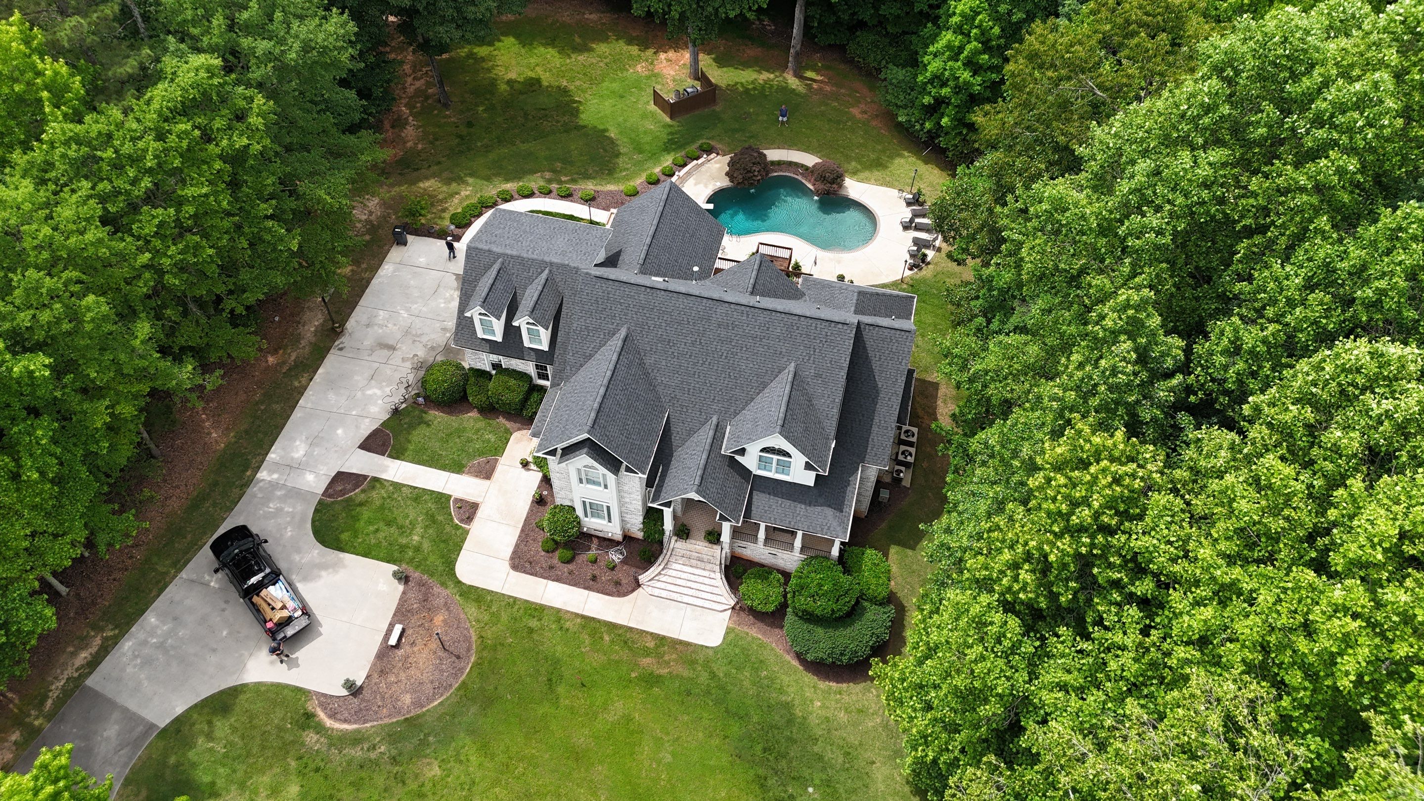 Insurance Paid Architectural Shingle Roof Replacement for Simpsonville Residence by Roofers LLC