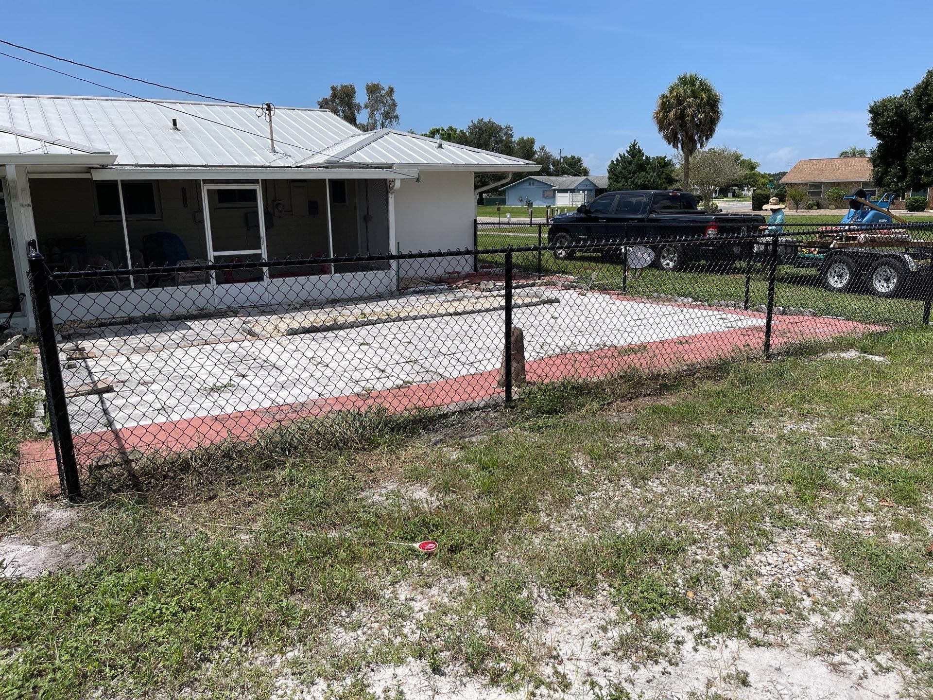 Sun City Center, Florida Black Chain-link Fence by Asap fence and gates, LLC