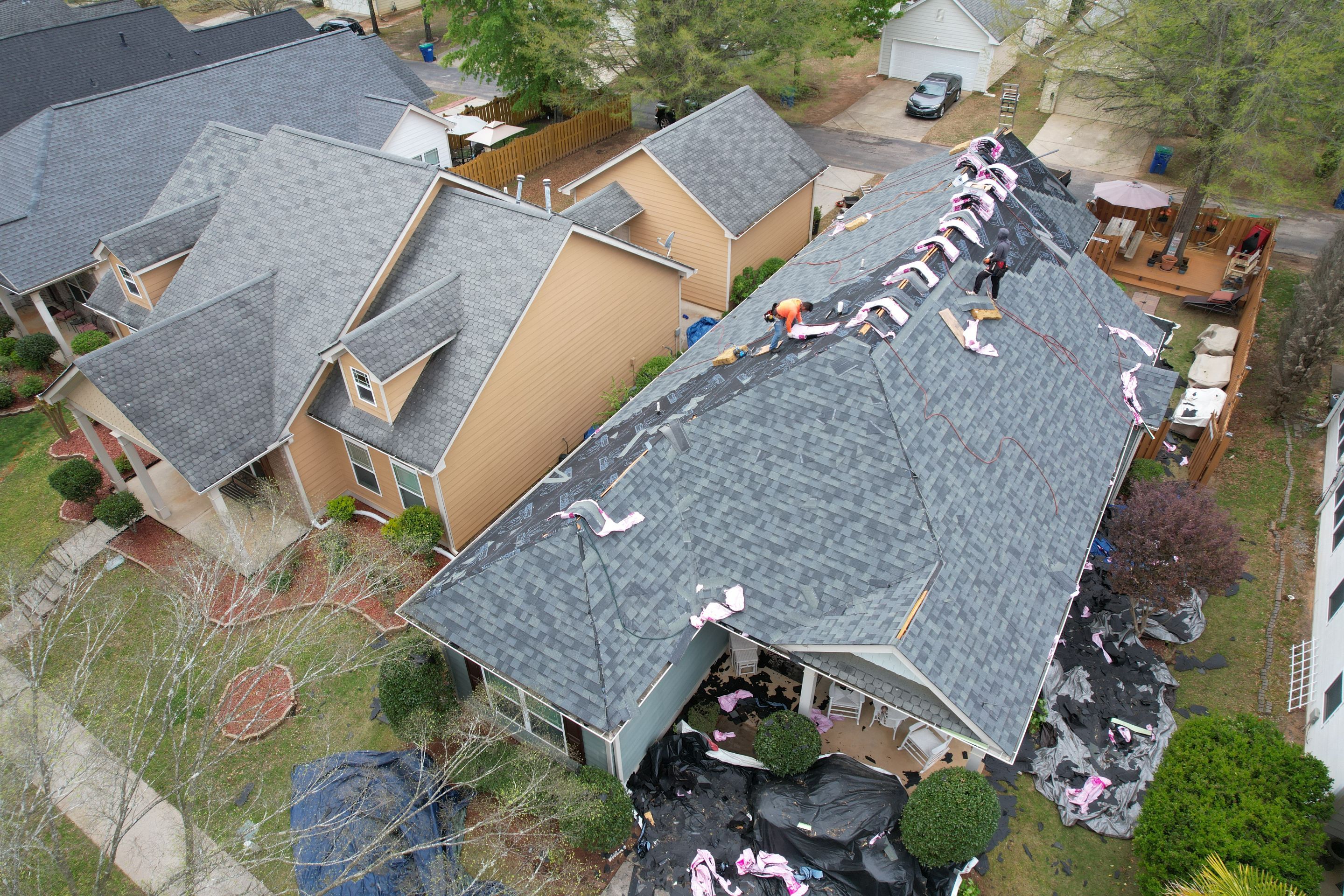 Residential Roofing Installation using Owens Corning by Inspector Roofing and Restoration