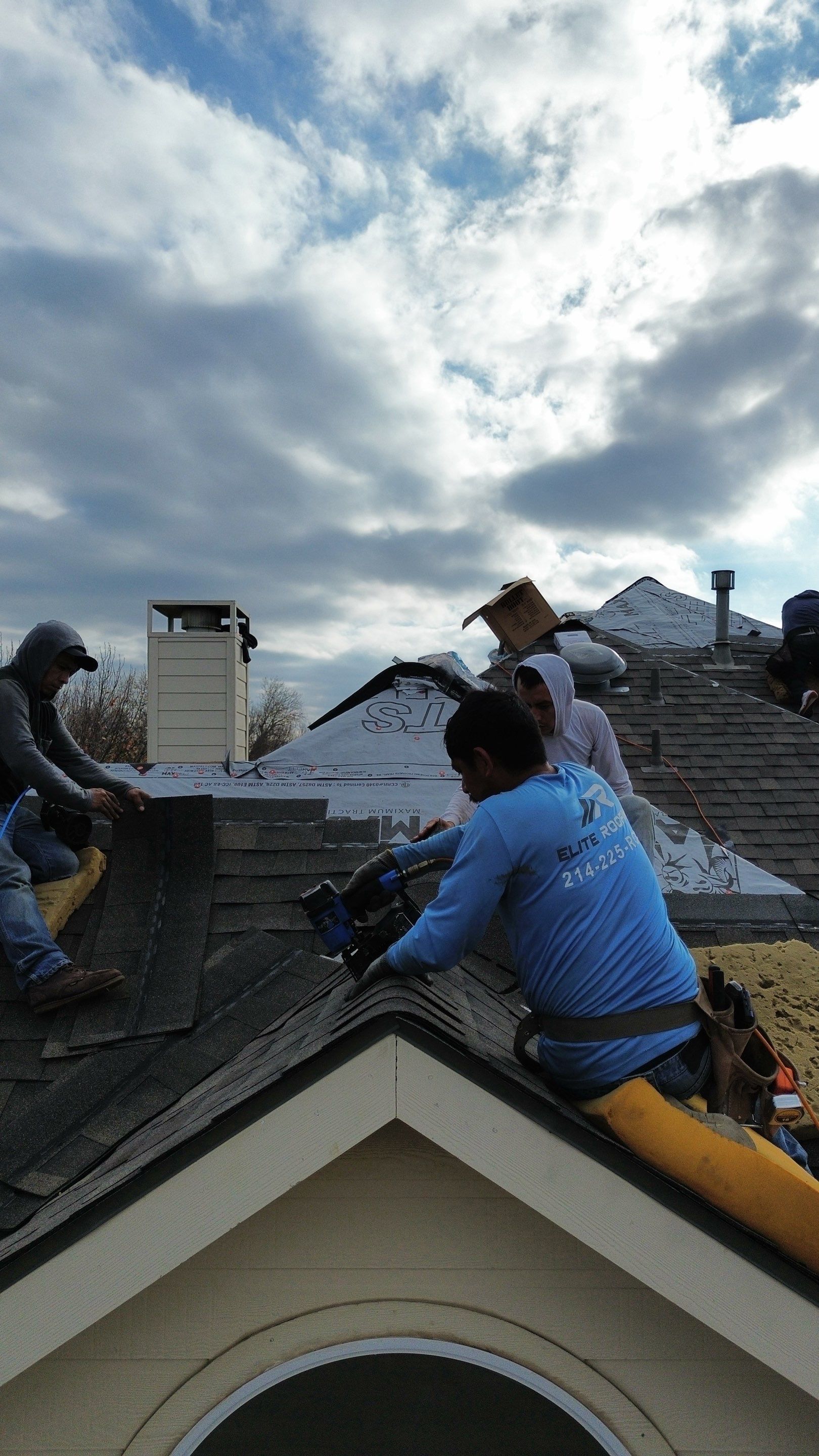 Residential Roof Replacement using ATLAS PINNACLE IR - Weathered Wood by Elite Roofing LLC
