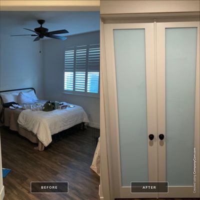 Privacy Glass French Doors