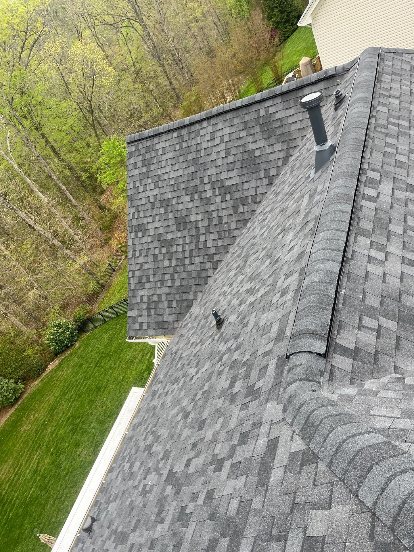 Springfield: CertainTeed Landmark Pro Designer Shingles in Max Def Moire Black by RM Banning, Inc.