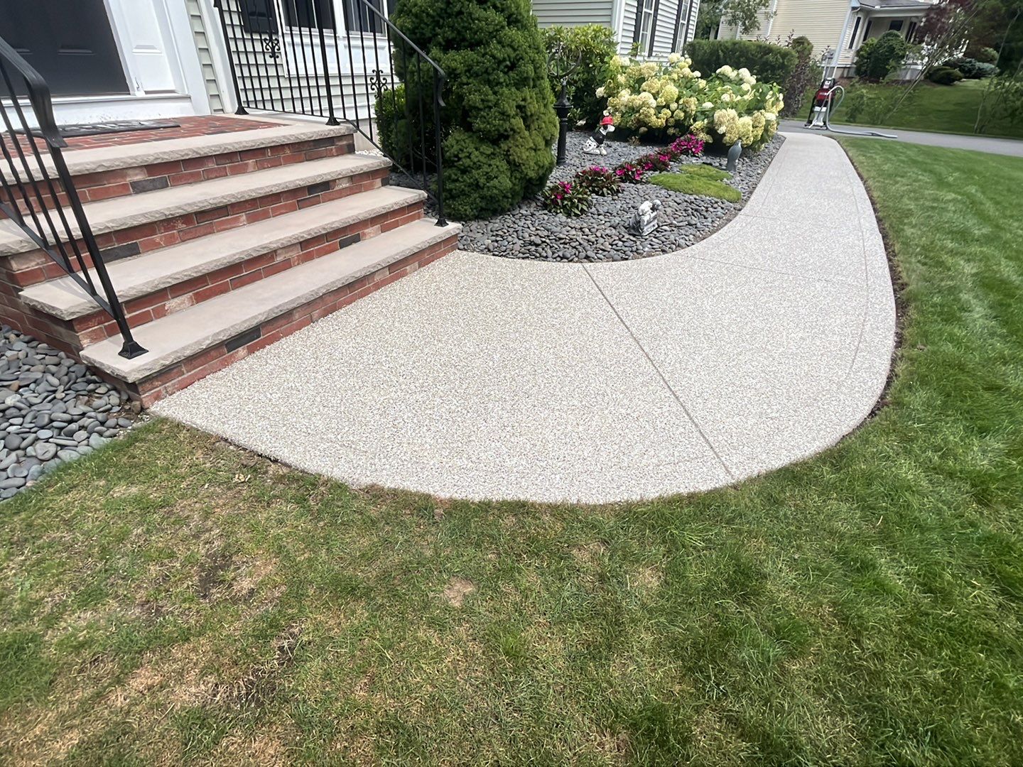 Scarelli Garage & Walkway TransFLOORmation by Symphony Concrete Coatings