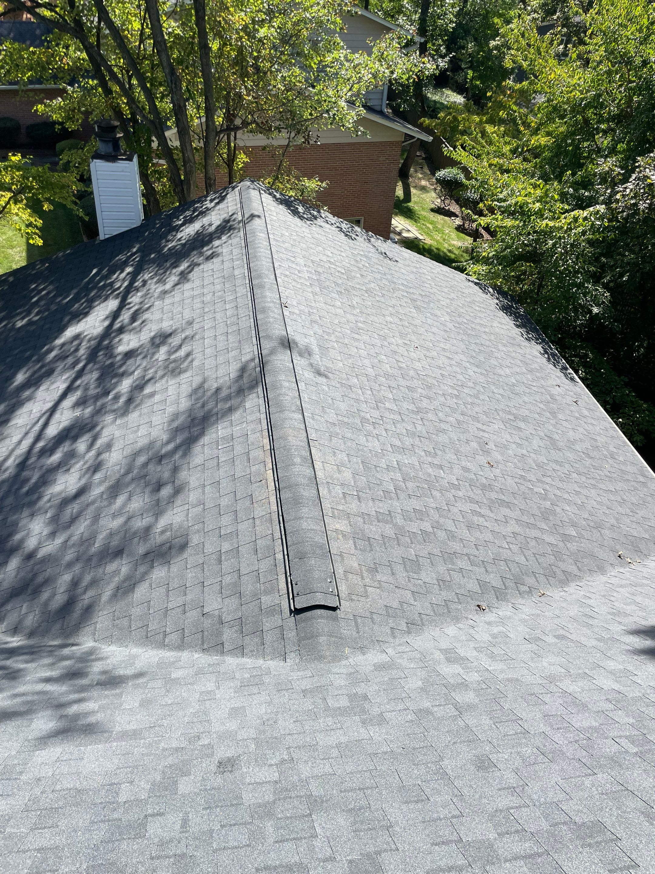 Falls Church: Residential Roof Replacement with CertainTeed Landmark in Moire Black  by RM Banning, Inc.
