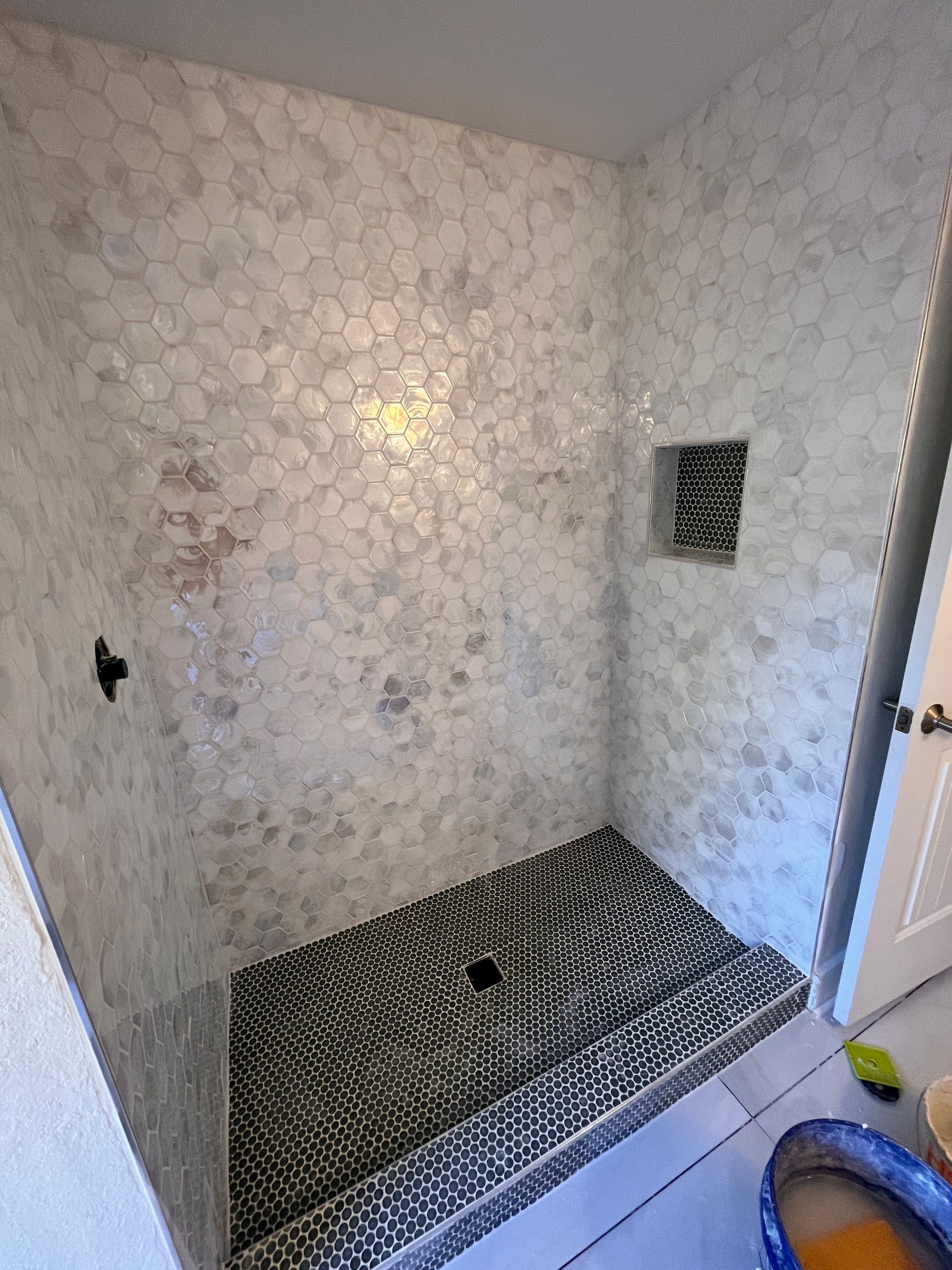 Showers & Floor Home Remodel by Footprints Floors of Chandler 