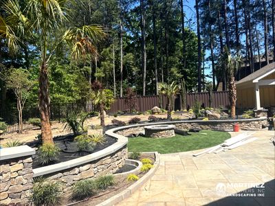 Backyard oasis in Cary