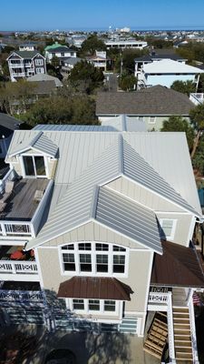Standing Seam Metal Roof Installation- Wrightsville Beach, NC