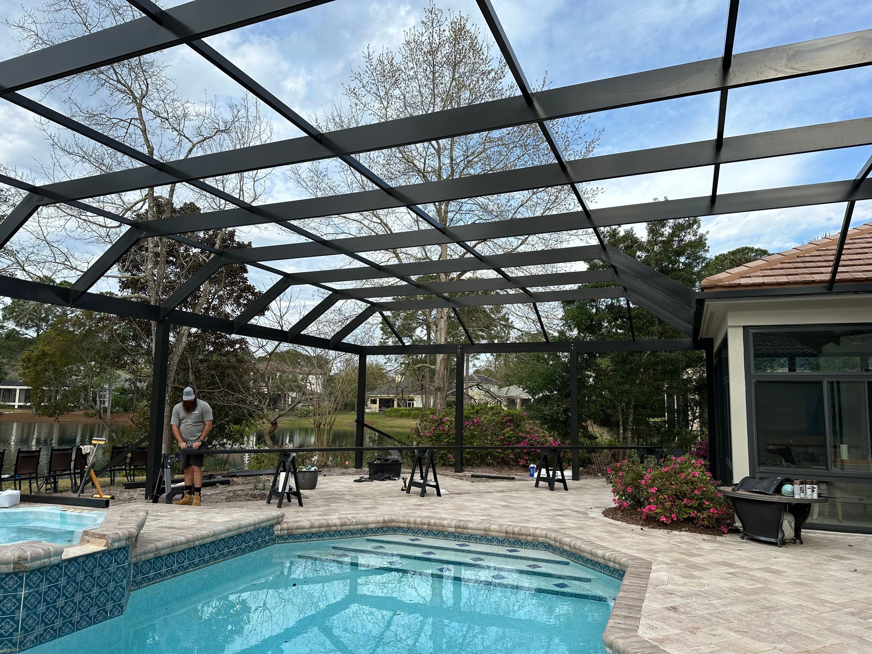 Pool Cover Oasis in Destin by Titan Sunrooms