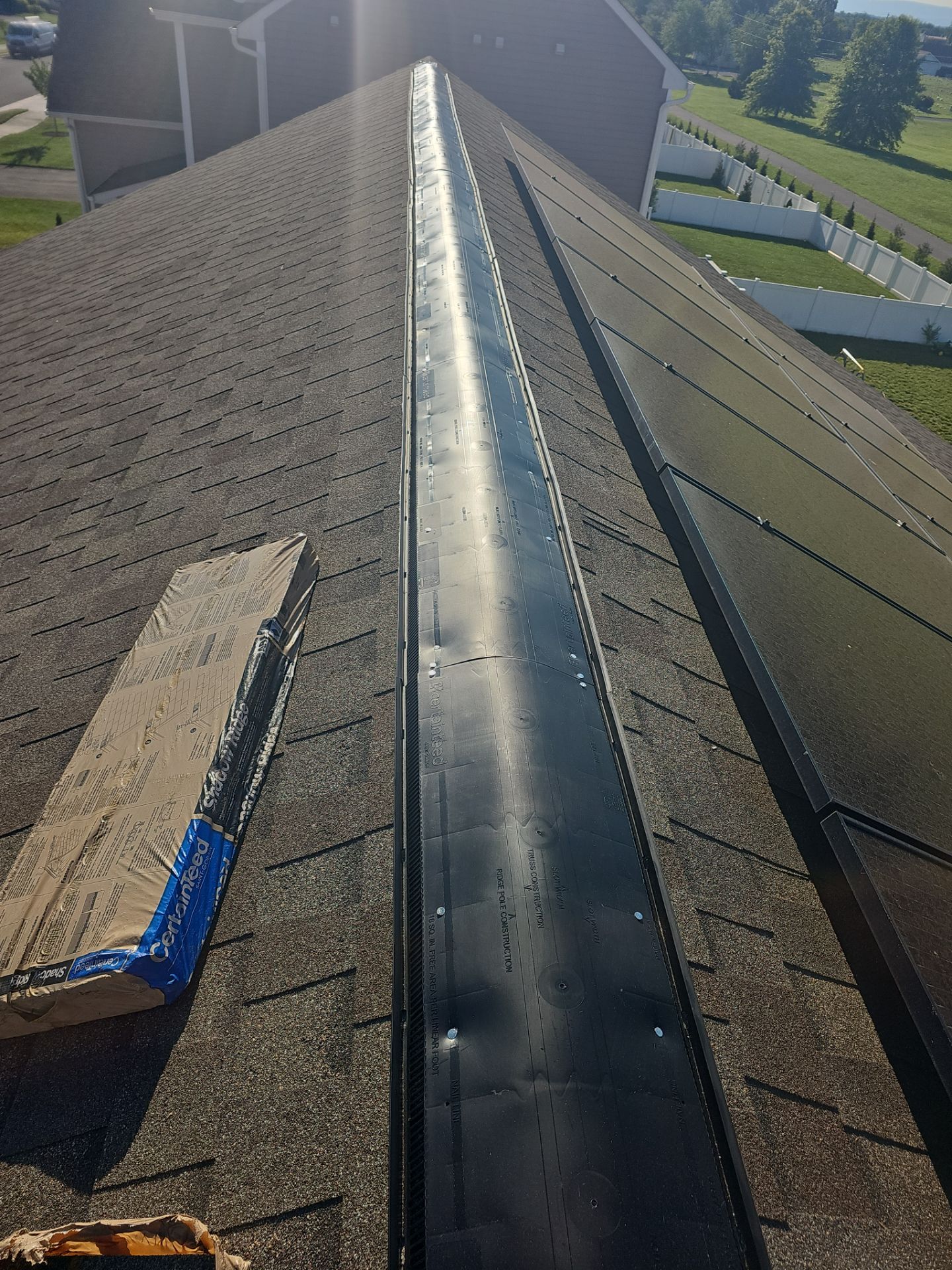 Roof Repair - Ridge Vent and Vent Flashing Boot Replacement by Winchester Roofing