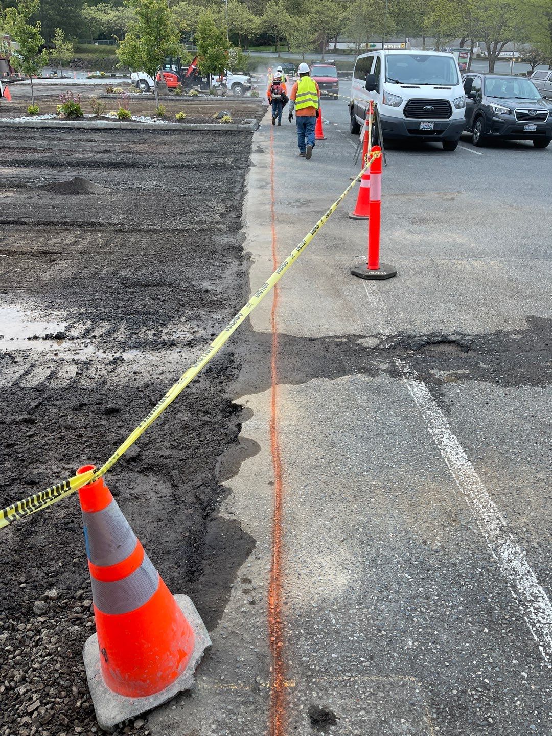 Colliers - Woodinville New Asphalt Parking Lot by Jireh Asphalt & Concrete Inc 
