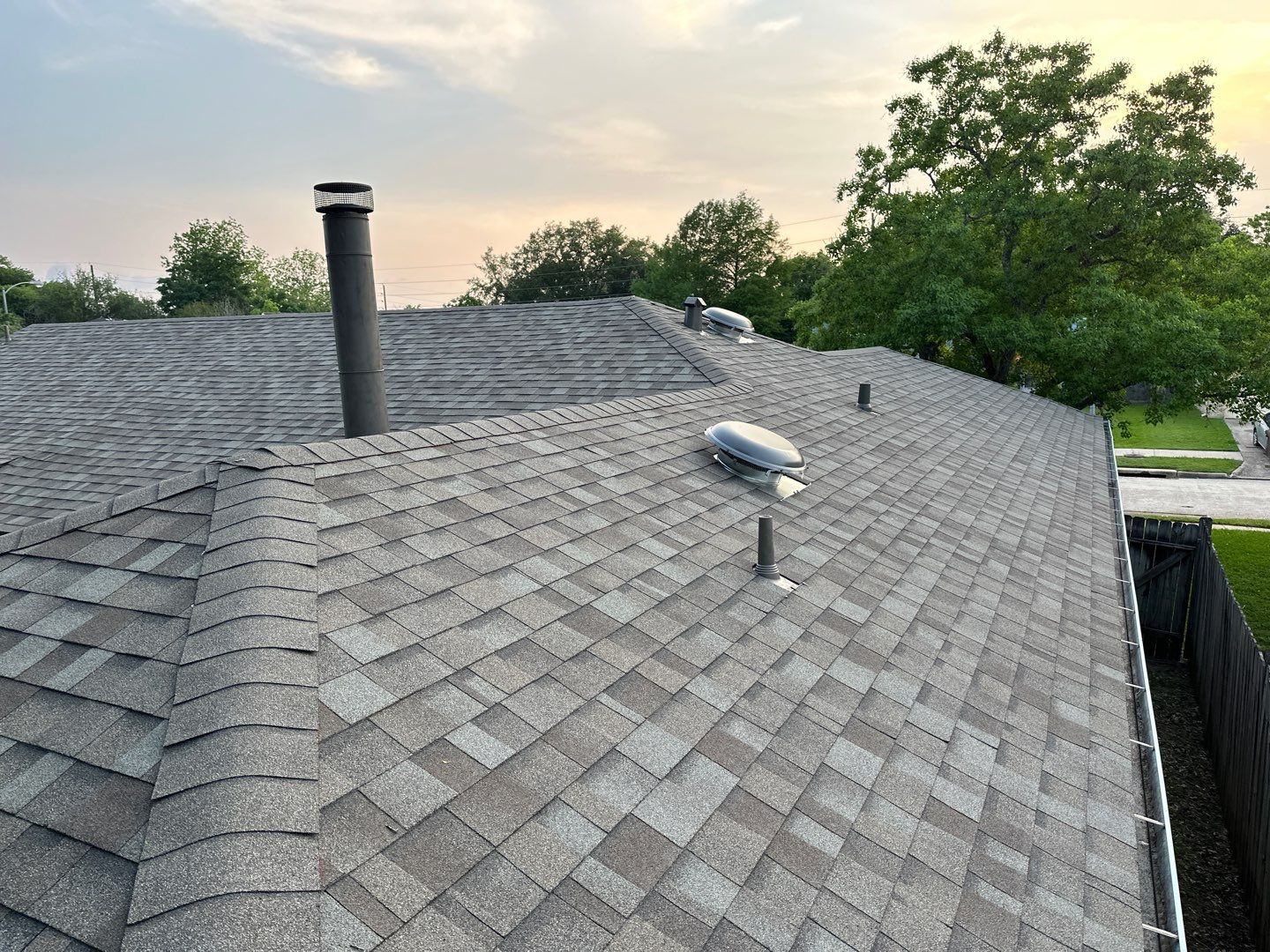 Residential Roofing Installation using Owen's Corning Duration (Lifetime) Shingles by Roof Repair Company