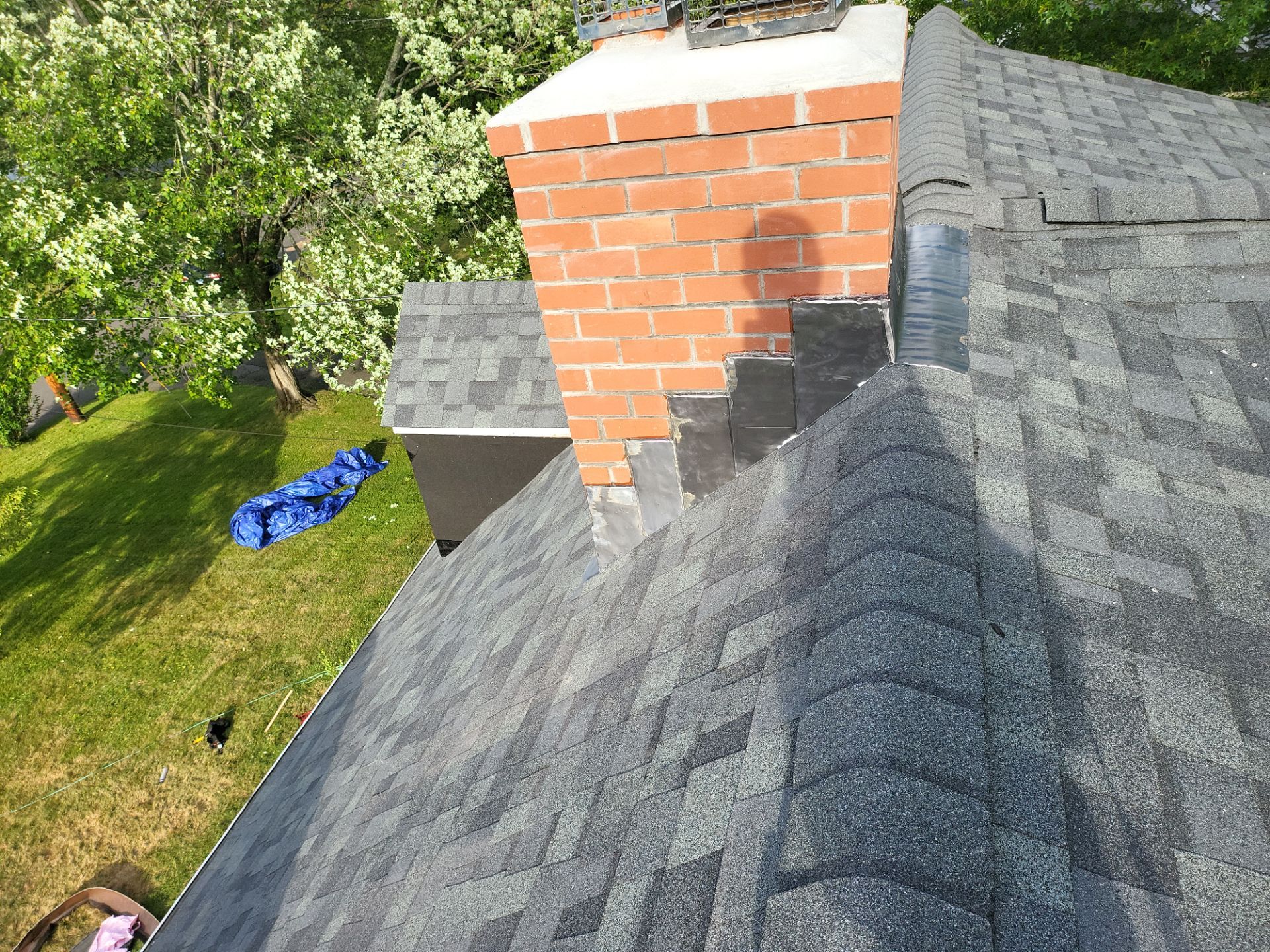 Complete Exterior Estate gray with Pacific Blue Siding by A Plus Exterior