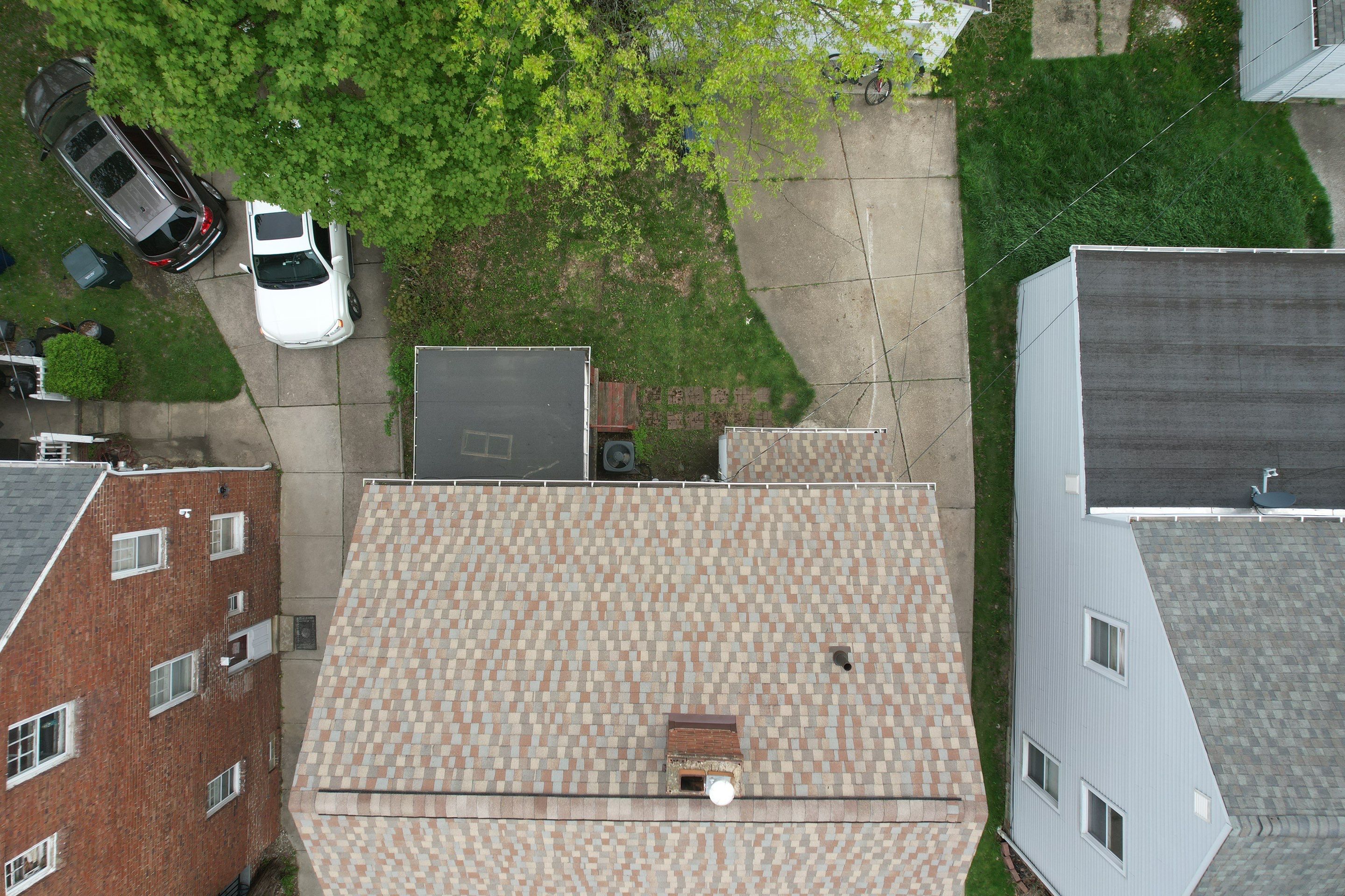 Storm Restoration - Roof Replacement using GAF Timberline HDZ Golden Harvest in Cleveland Heights by Atlas Roofing & Restoration