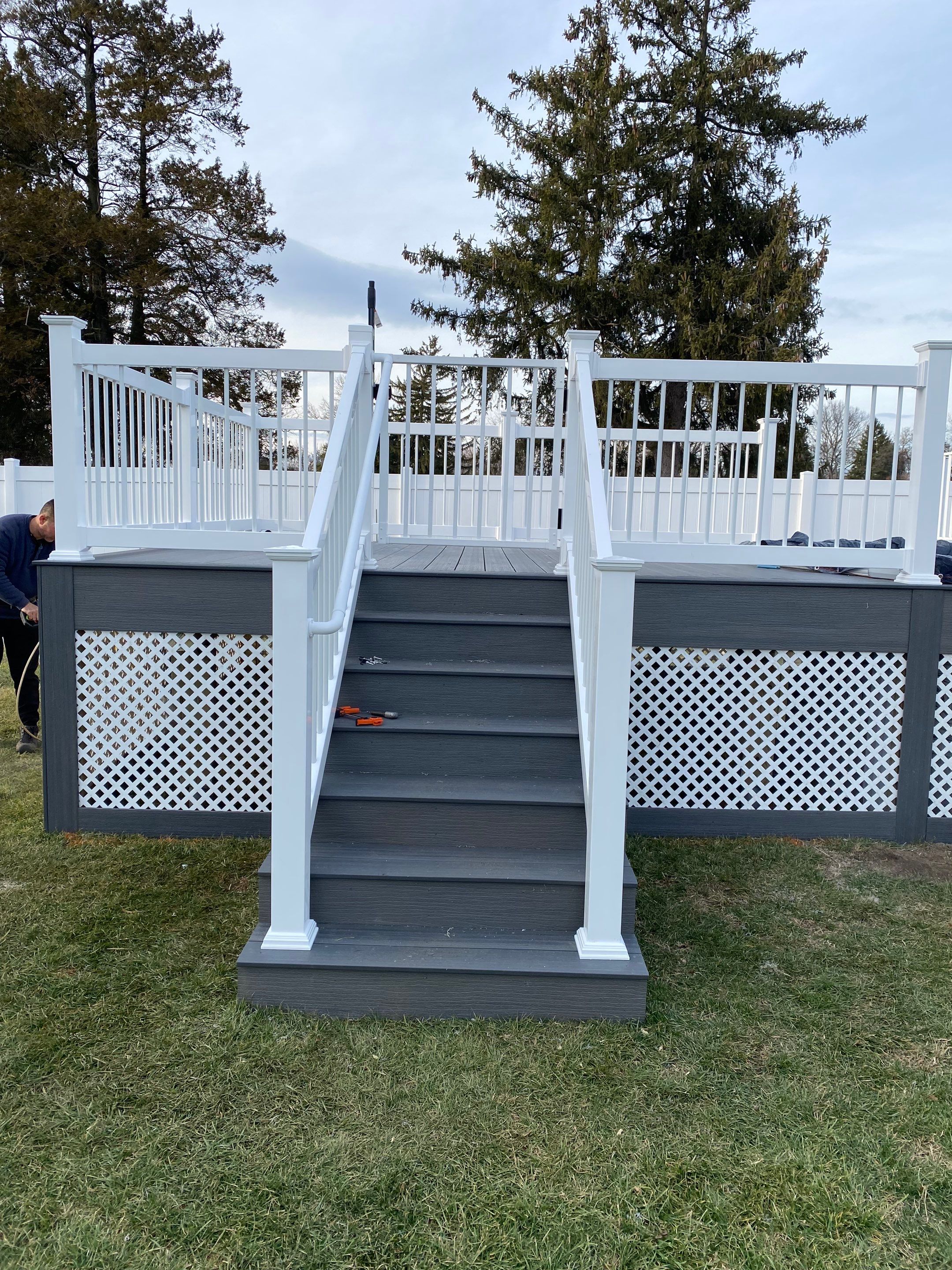 Pool Deck In Cinnaminson by deck guardian