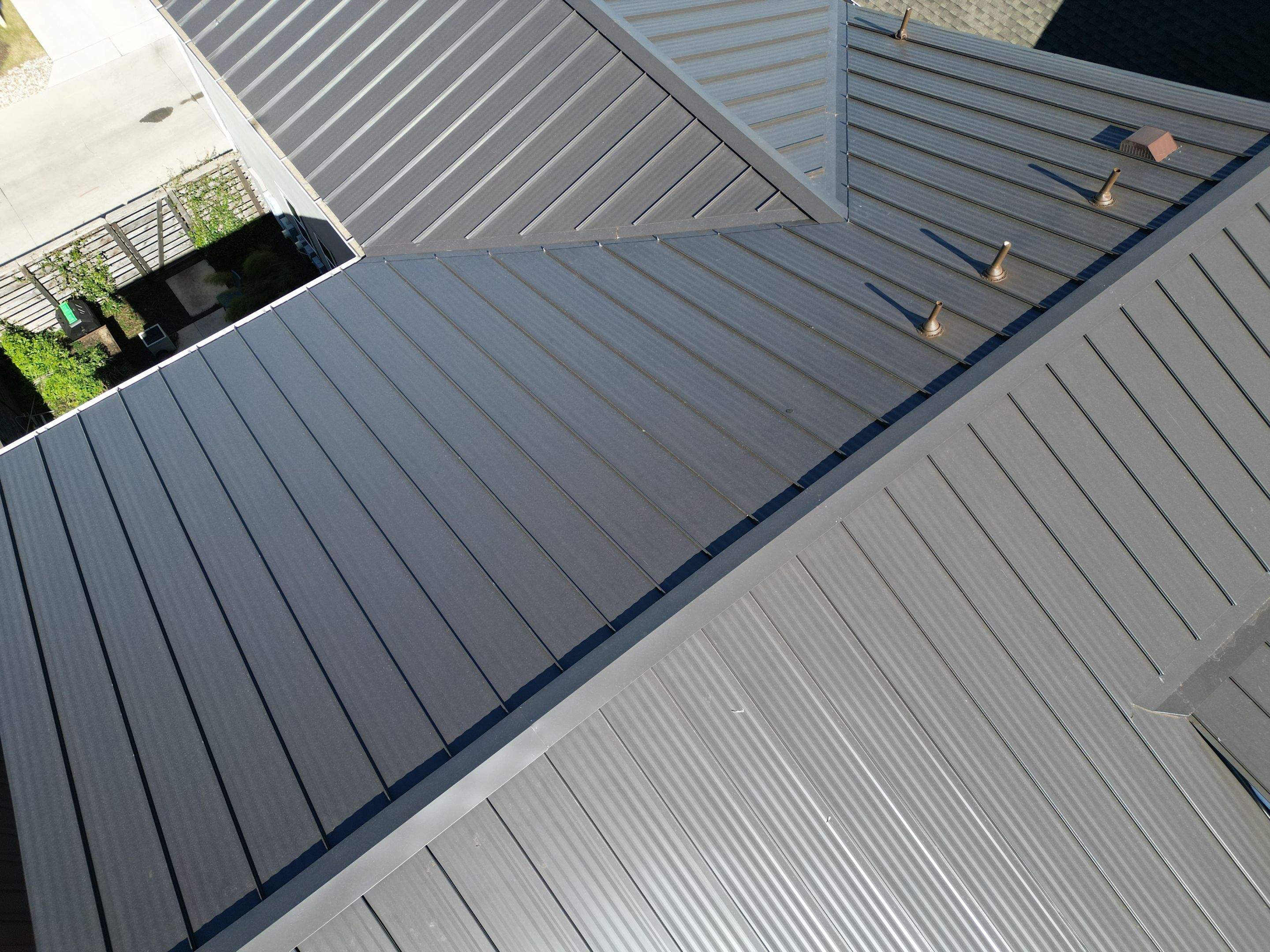 Dark Bronze Standing Seam Metal Roof by RoofsOnly.com