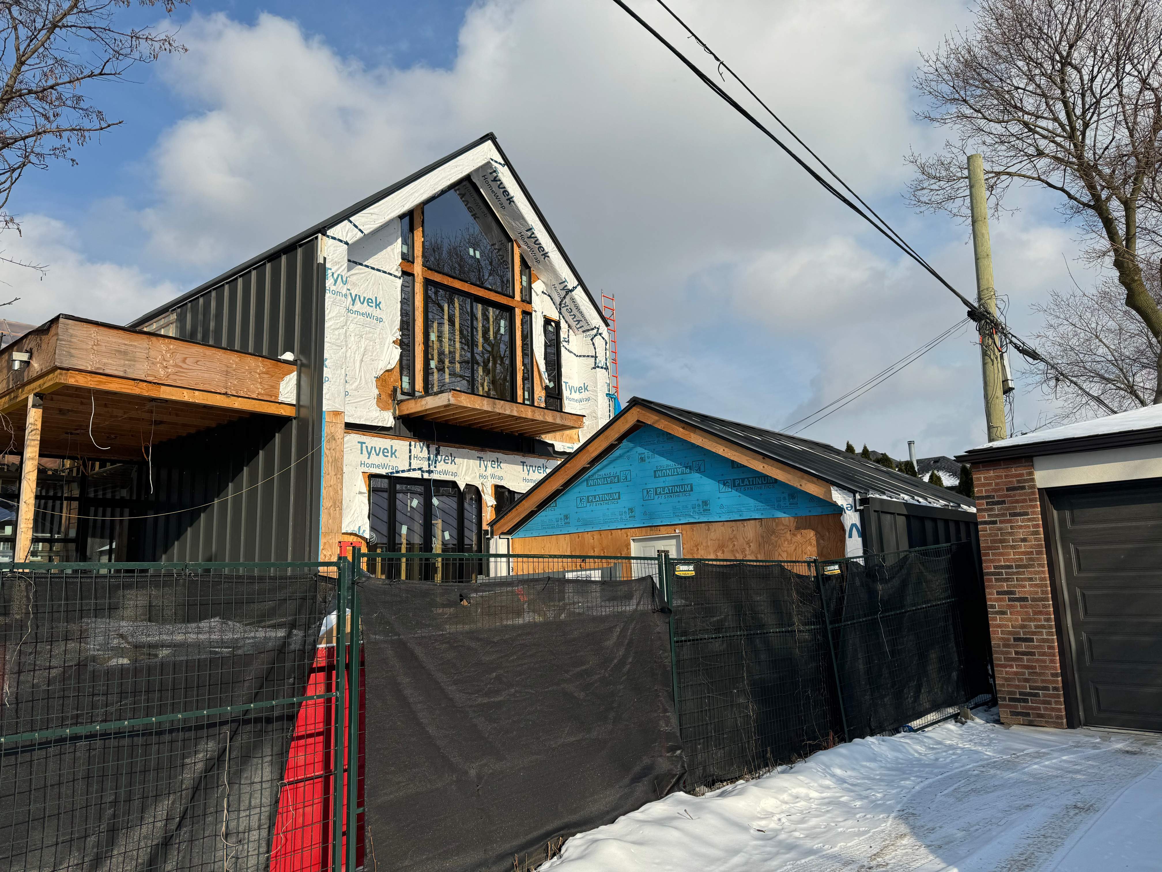 New Home Construction using 16" Standing Seam Panels by Jay Carter Roofing & Sheet Metal