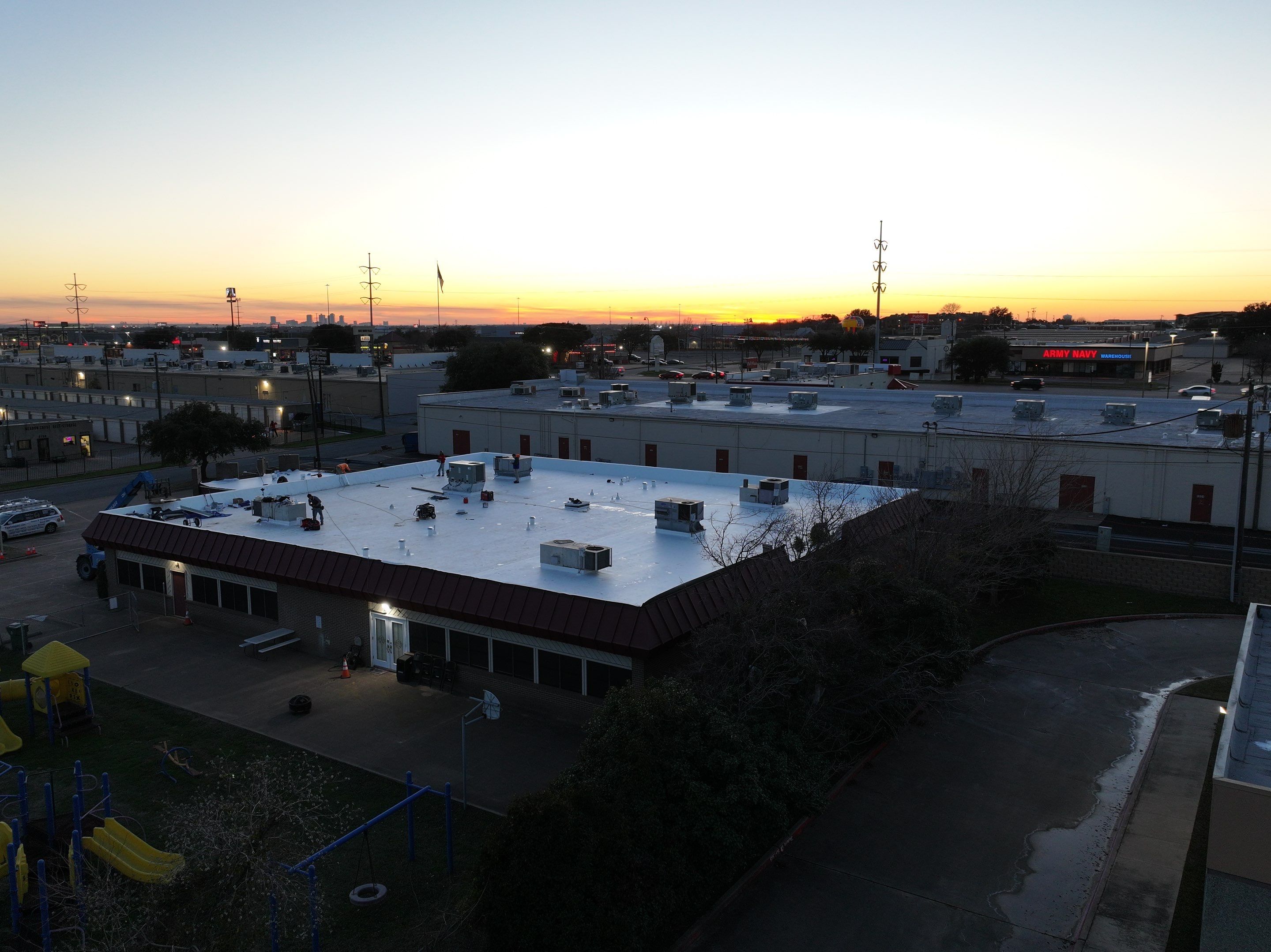 Commercial Roofing Installation using GAF Evergaurd TPO 60 Mil by Becker Roofing and Exteriors