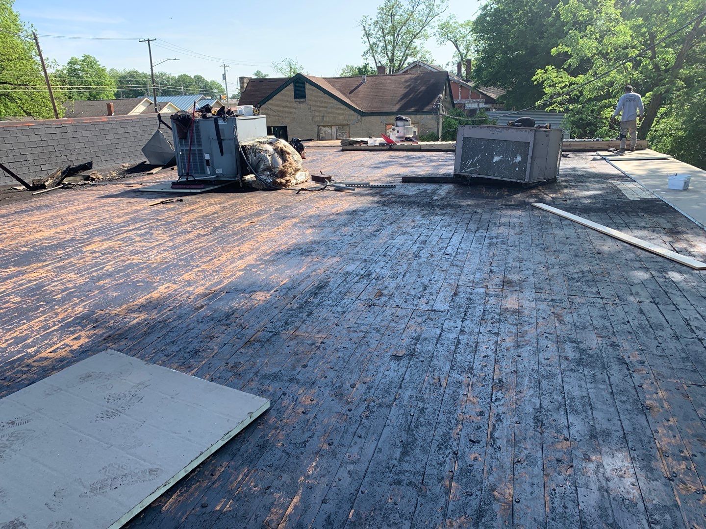 Store Building in Hope by Hostetler Roofing