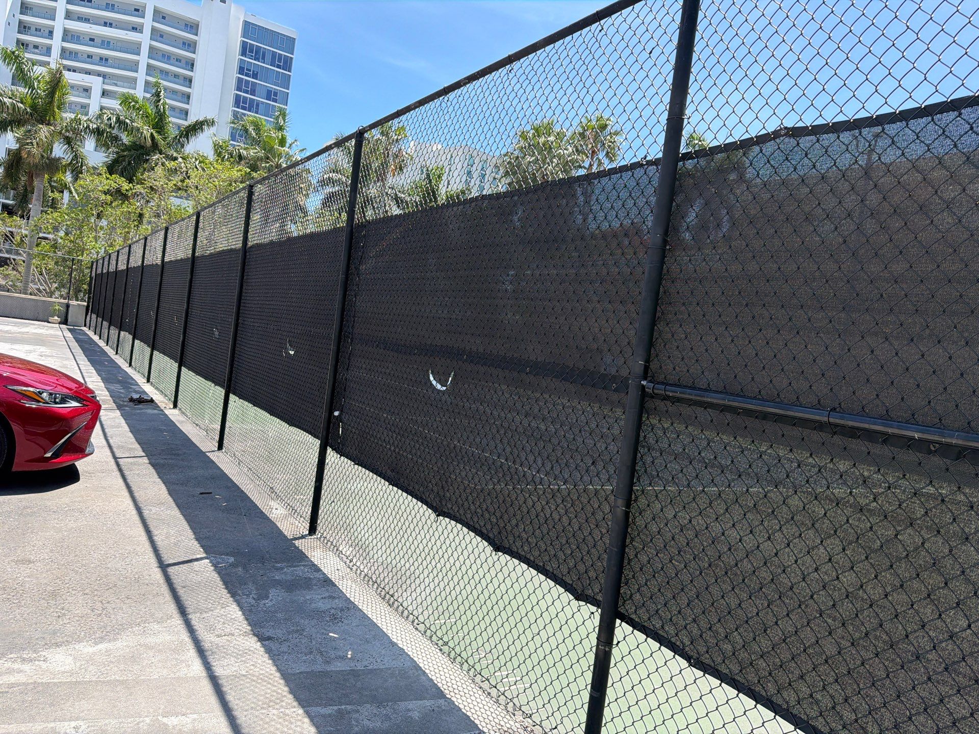 Ritz Carlton Tennsi Court Repairs by Asap fence and gates, LLC