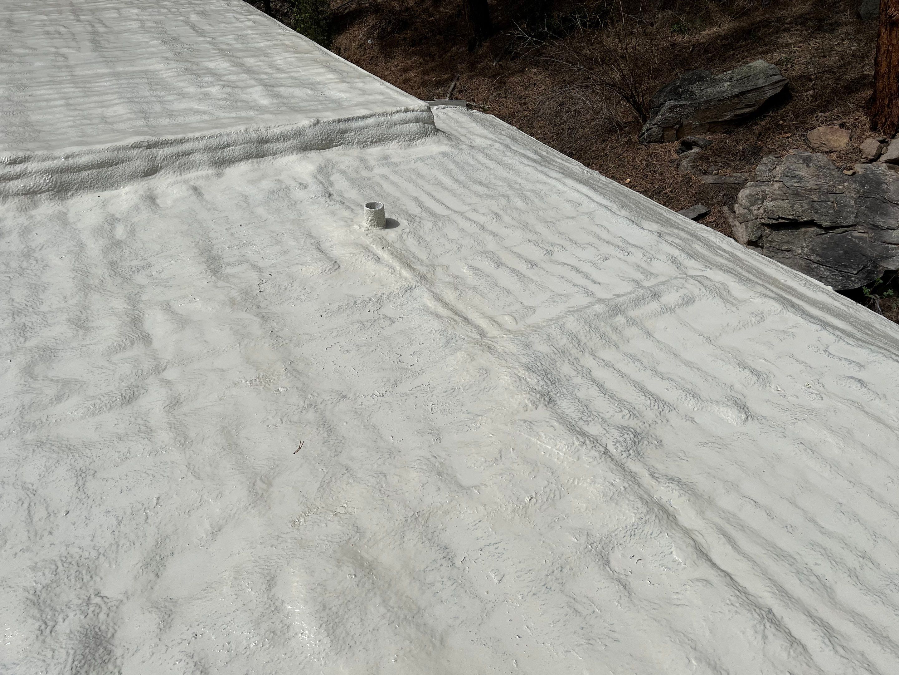Commercial Roofing Installation using CASTAGRA ECODUR COATING by A to Z Roofing
