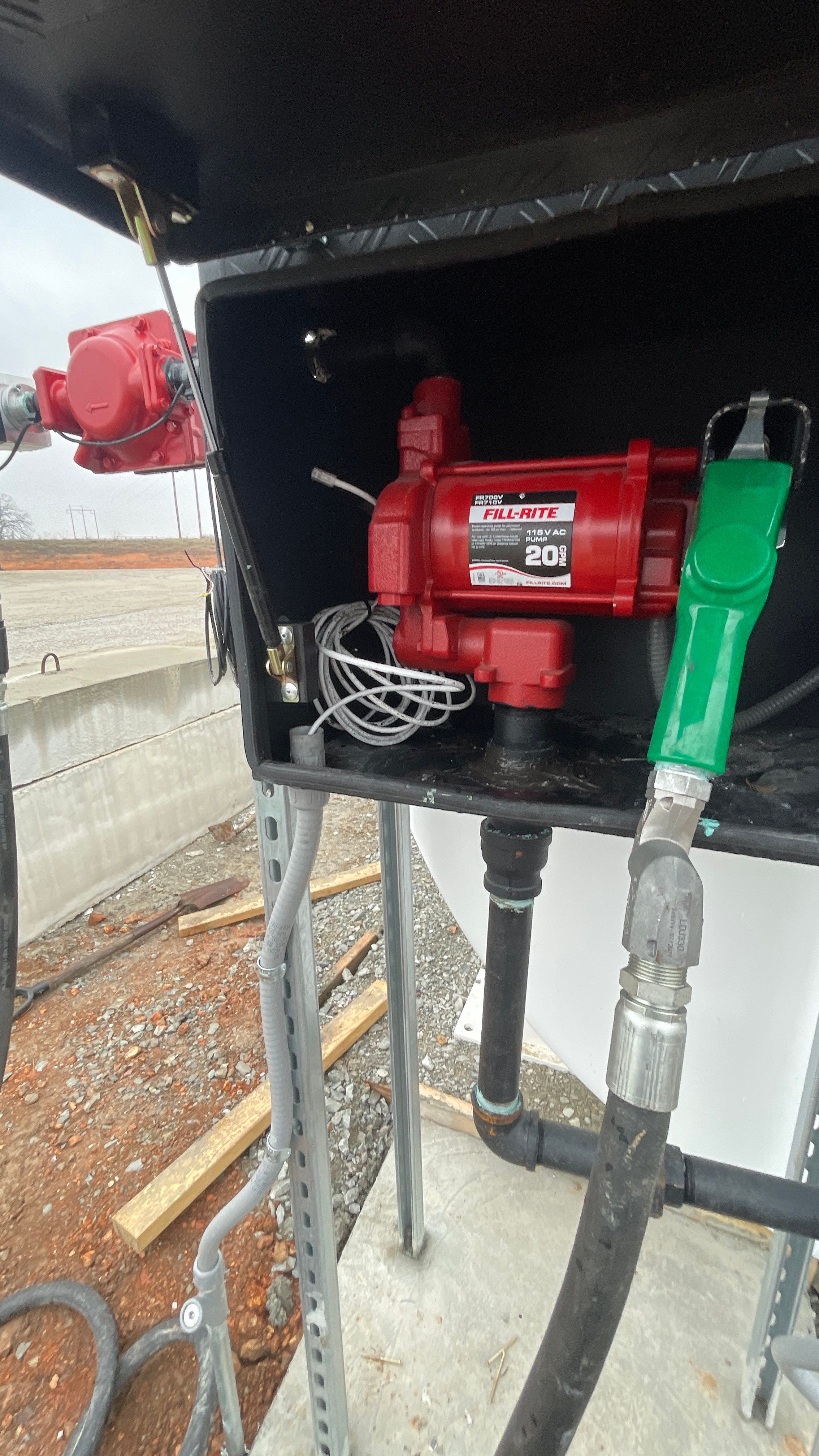 Diesel Fuel Dispensing Station by Argent Electric LLC