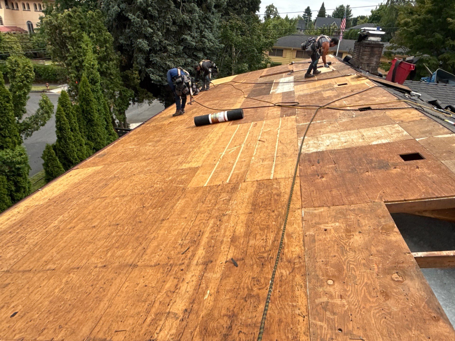 Project in Portland by Tom Leach Roofing