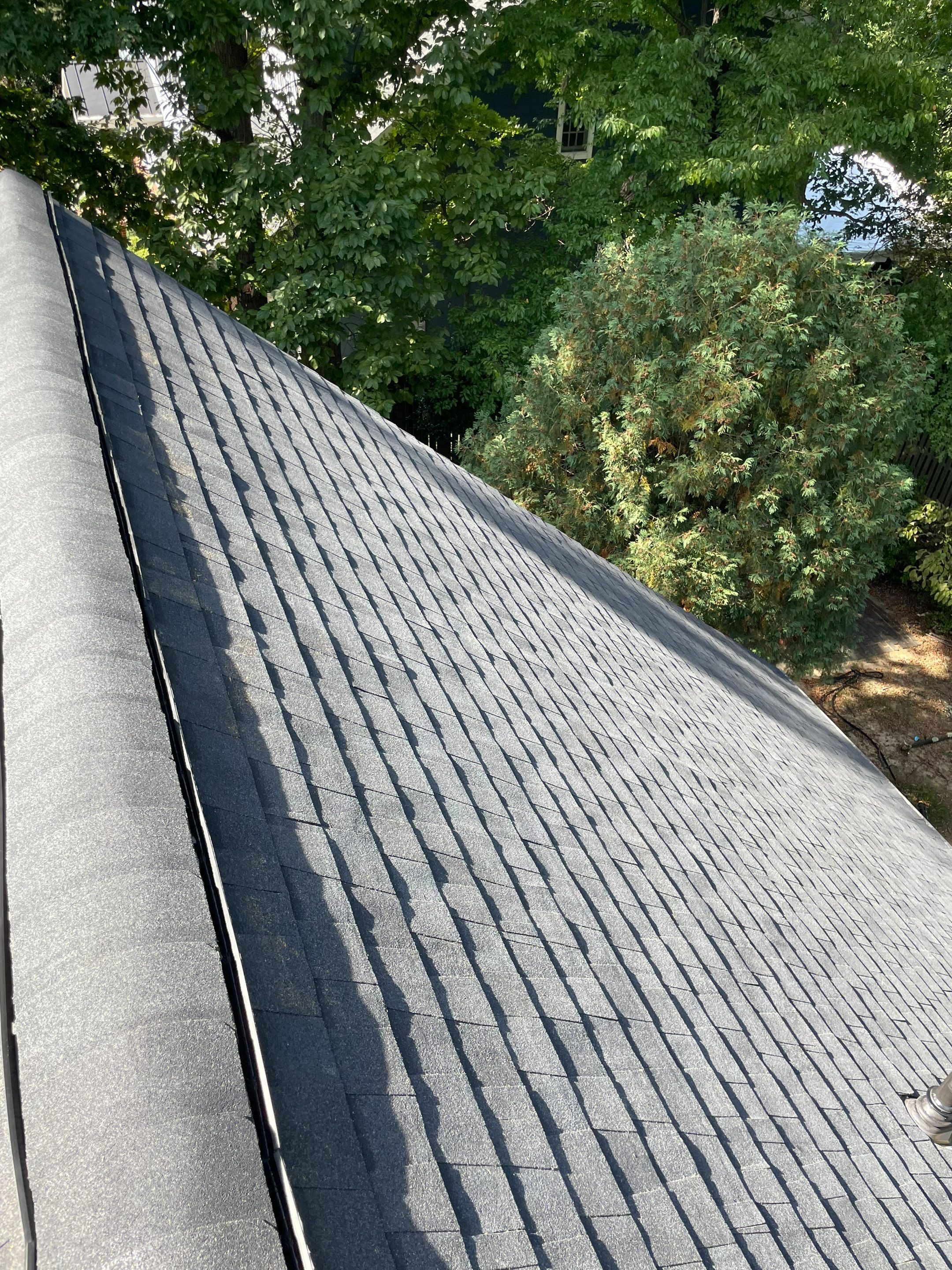 Falls Church: Residential Roof Replacement with CertainTeed Landmark in Moire Black  by RM Banning, Inc.