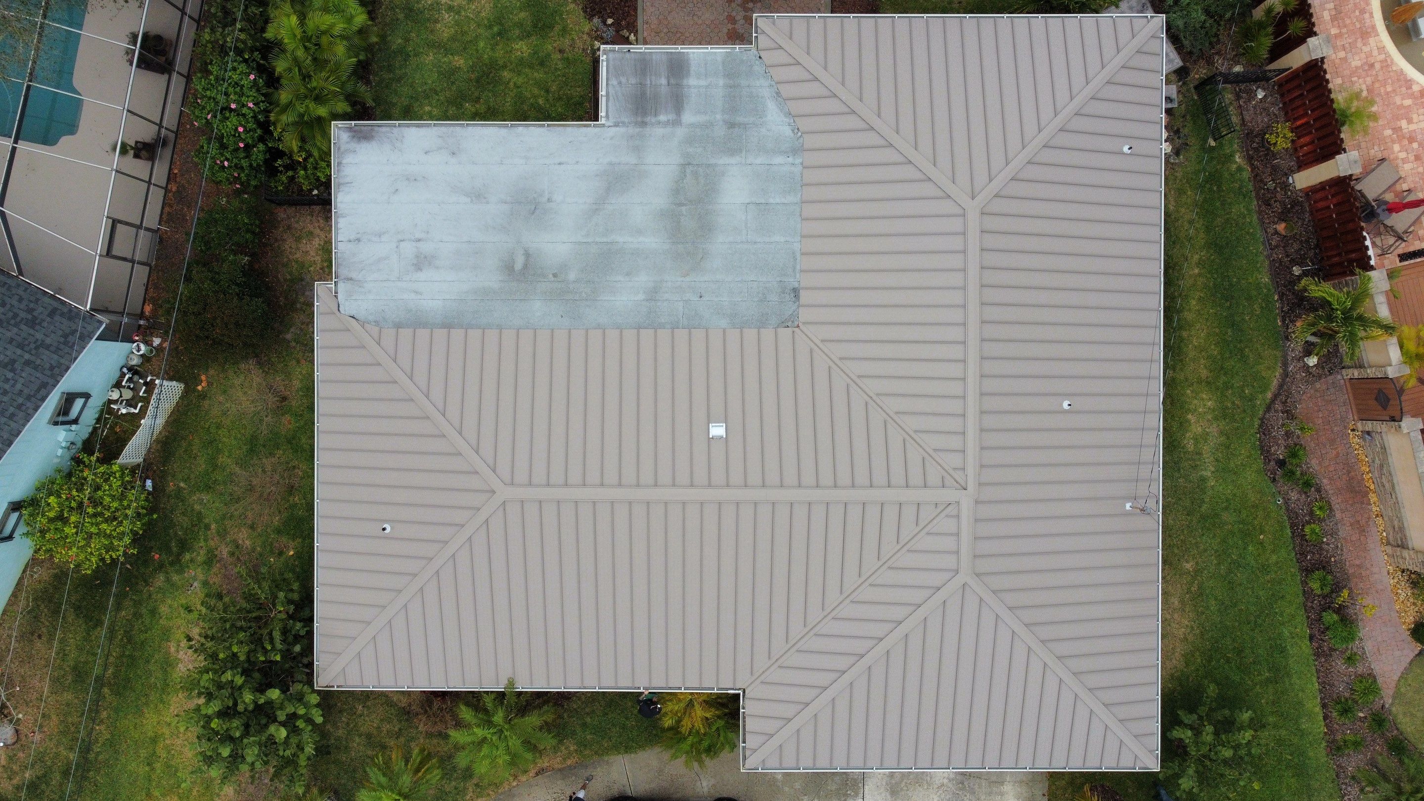 Standing Seam Metal Roof Replacement in Dunedin, FL by Steadfast Roofing 