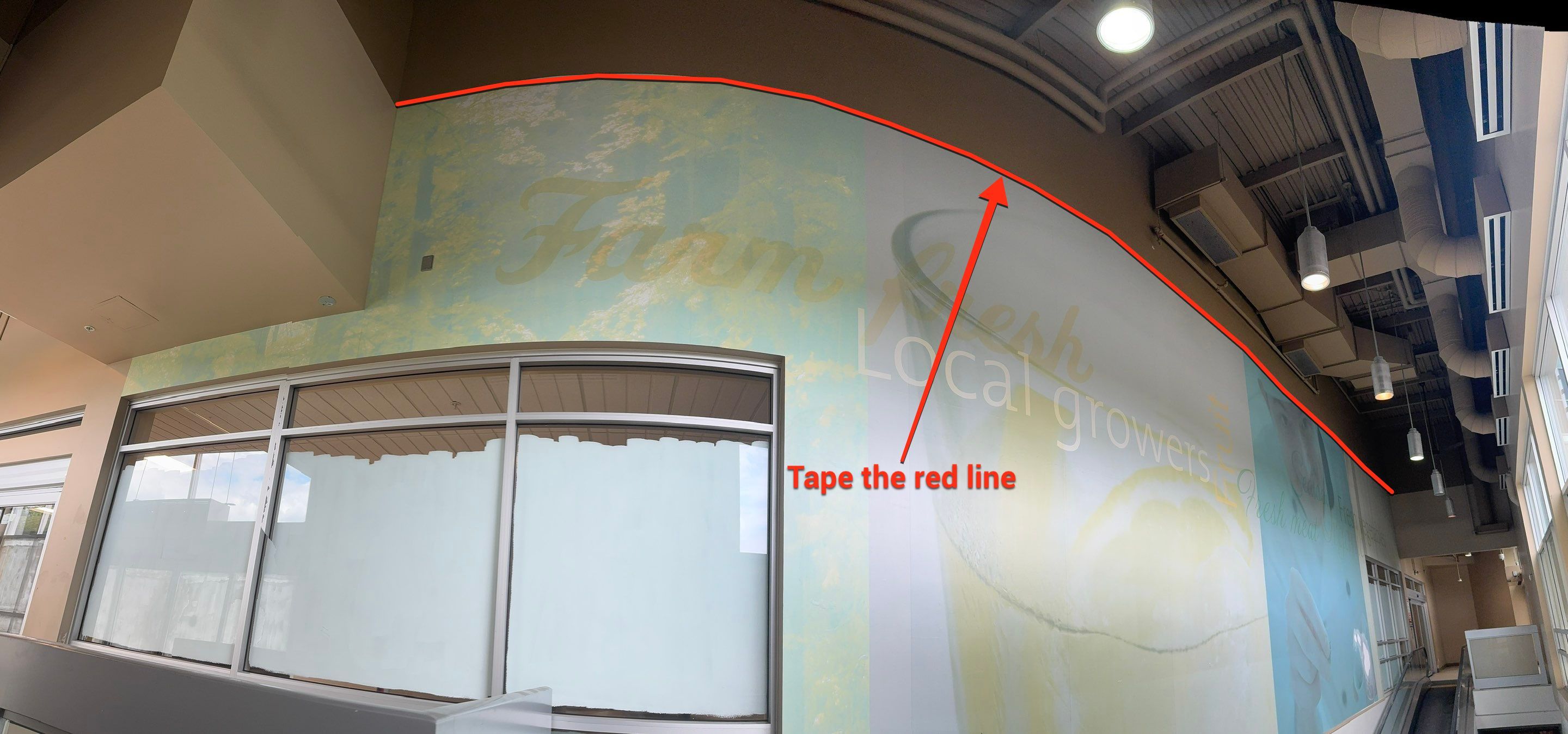 Commercial Prime & Paint Project-30ft height by YVR Construction Group