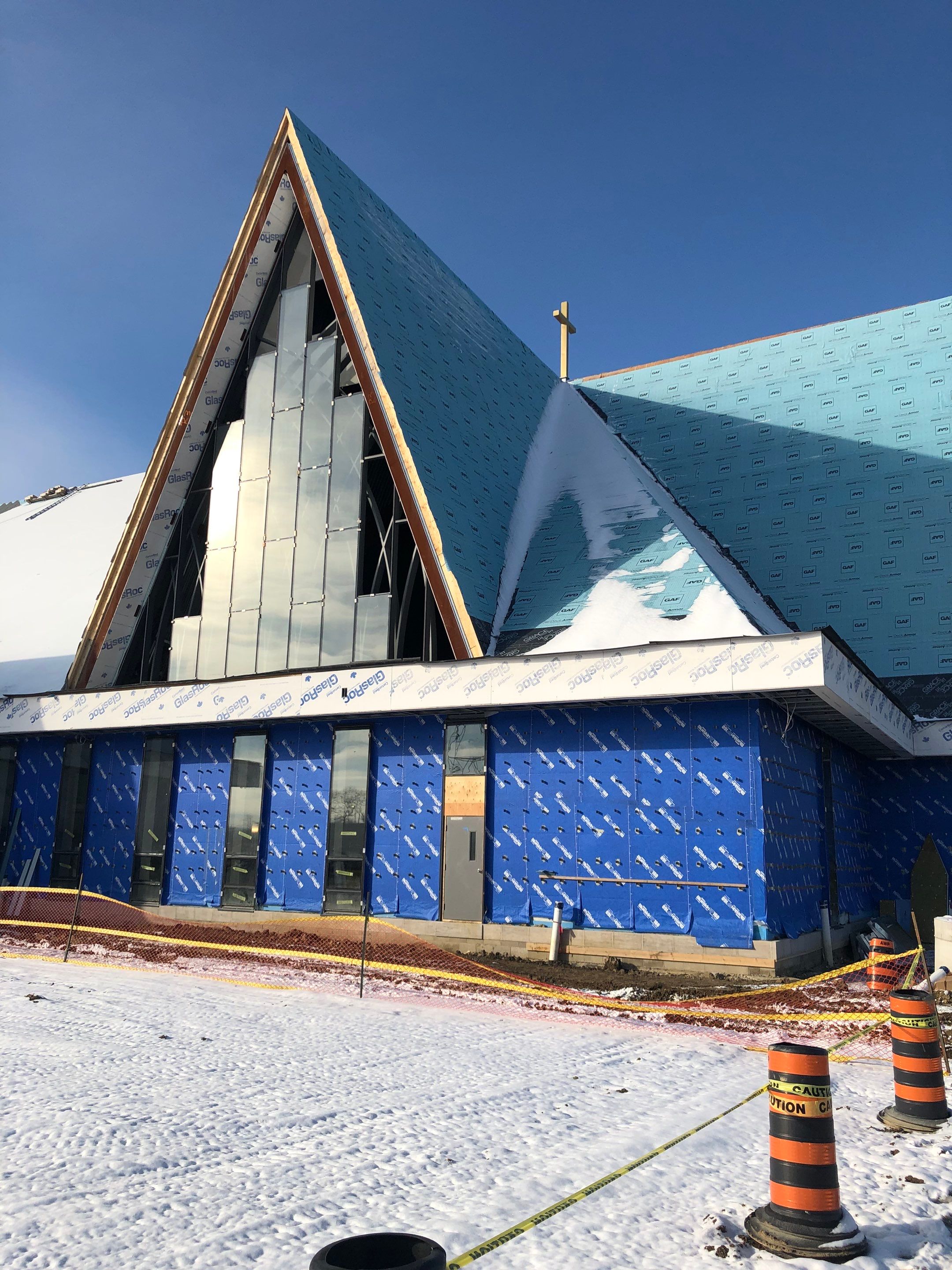 Commercial Roofing Installation using Diamond Tile Metal Shingles , Tpo Flat Roof by Jay Carter Roofing & Sheet Metal