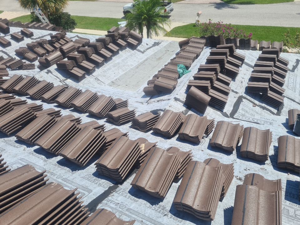 Residential Roofing Installation using Eagle Roofing Tile by BLUES BROTHERS ROOFING