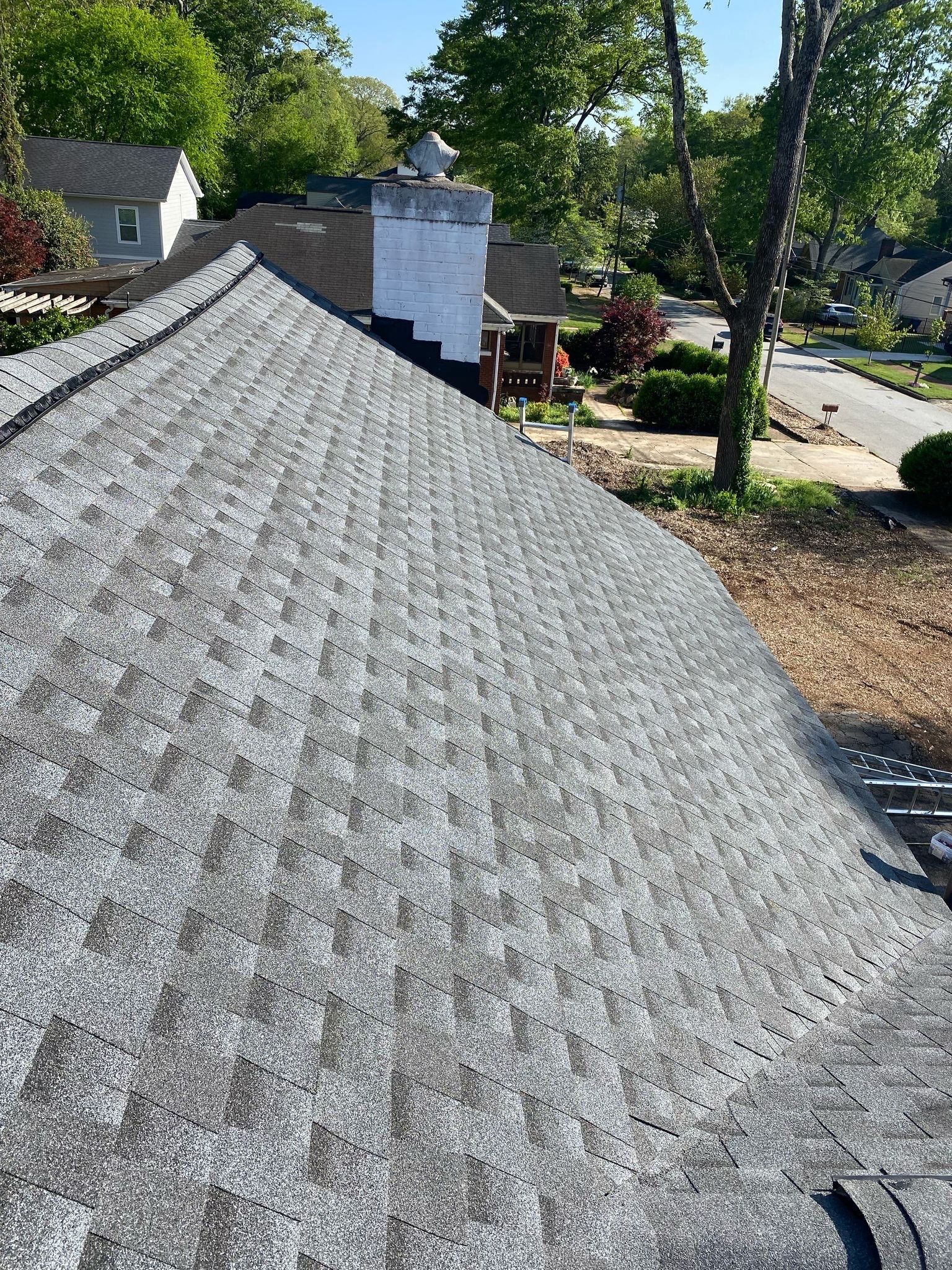 Commercial Roofing Installation using GAF HDZ Architectural Asphalt Shingles | Kirkwood, Atlanta, GA by Mosaic Roofing Company
