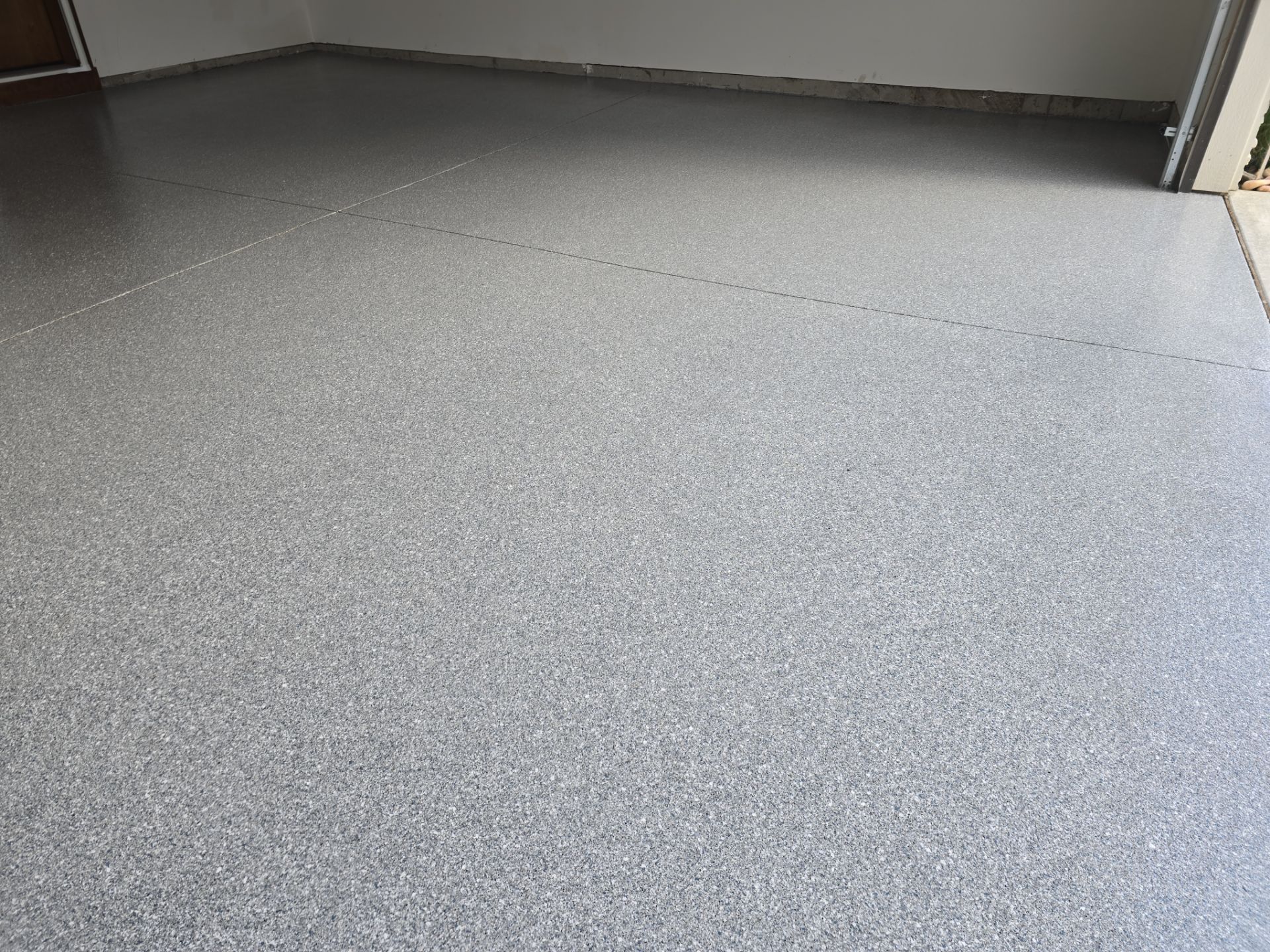 Garage Transformation using Canfield Hybrid  by Croc Coatings, LLC