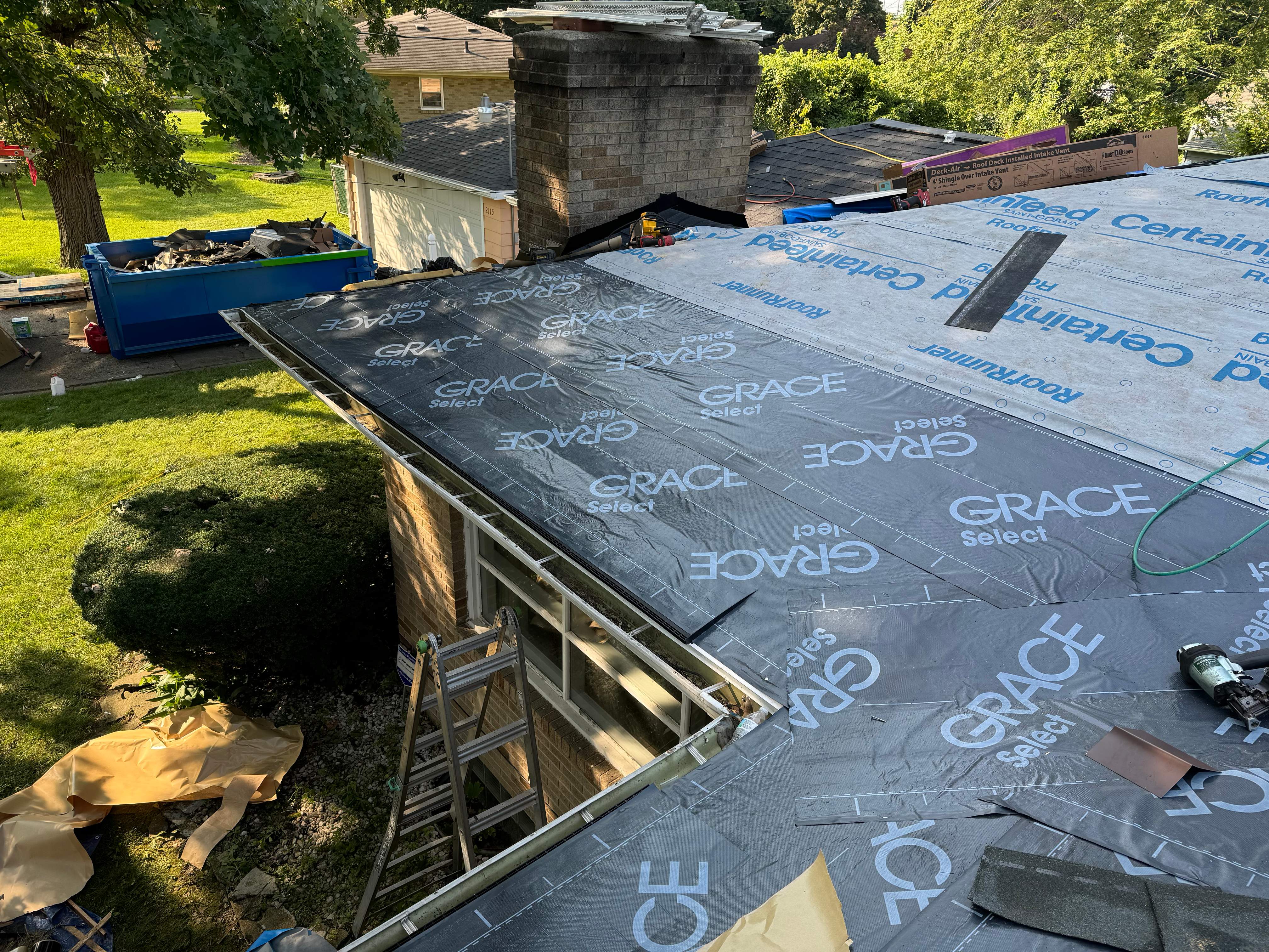 Roof Replacement using Certainteed by GRACCO