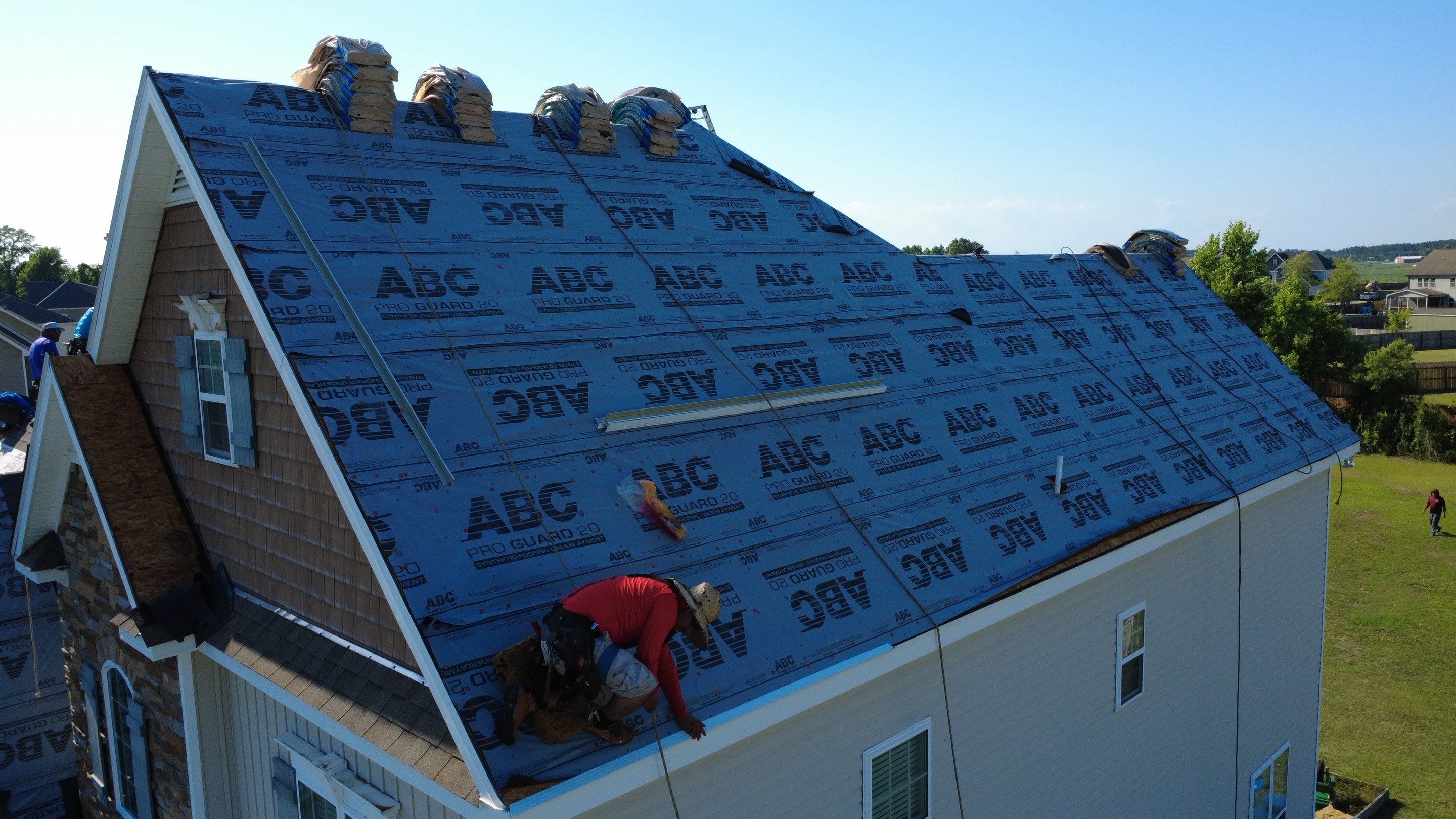 Roof Replacement in Jacksonville, NC using Landmark Weathered Wood by RGR Construction and Roofing, LLC