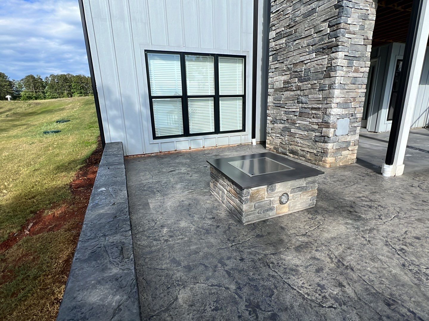 Stamped Concrete Patio by Xtreme Concrete Services