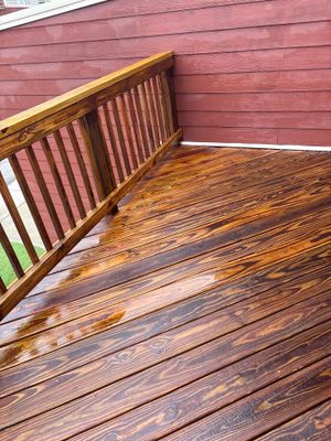 Deck using Wood Sealant