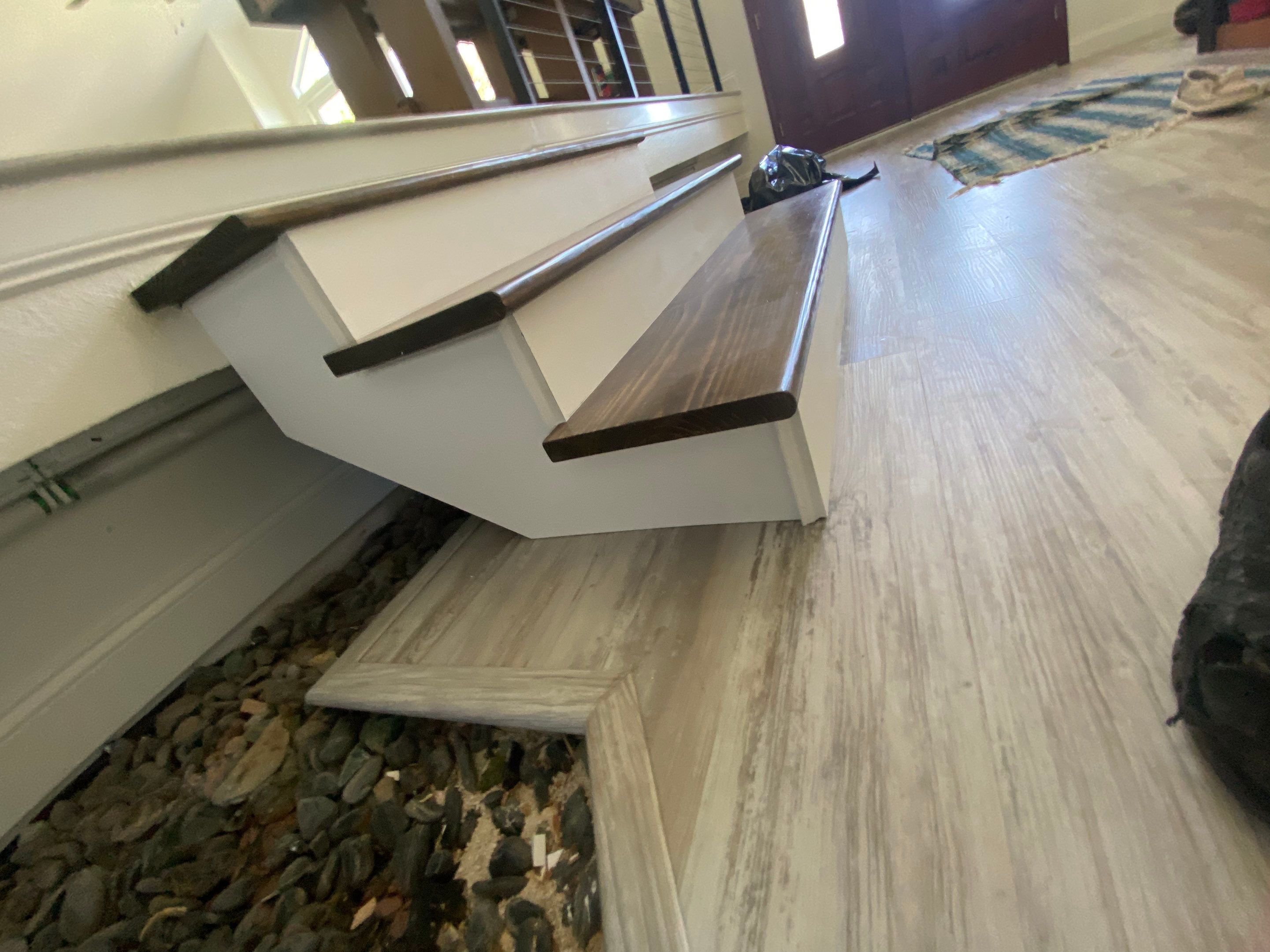 Staircase build and trim by HandyMangum