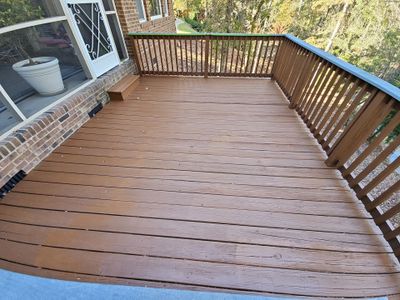 Wood Deck using Wood Stain
