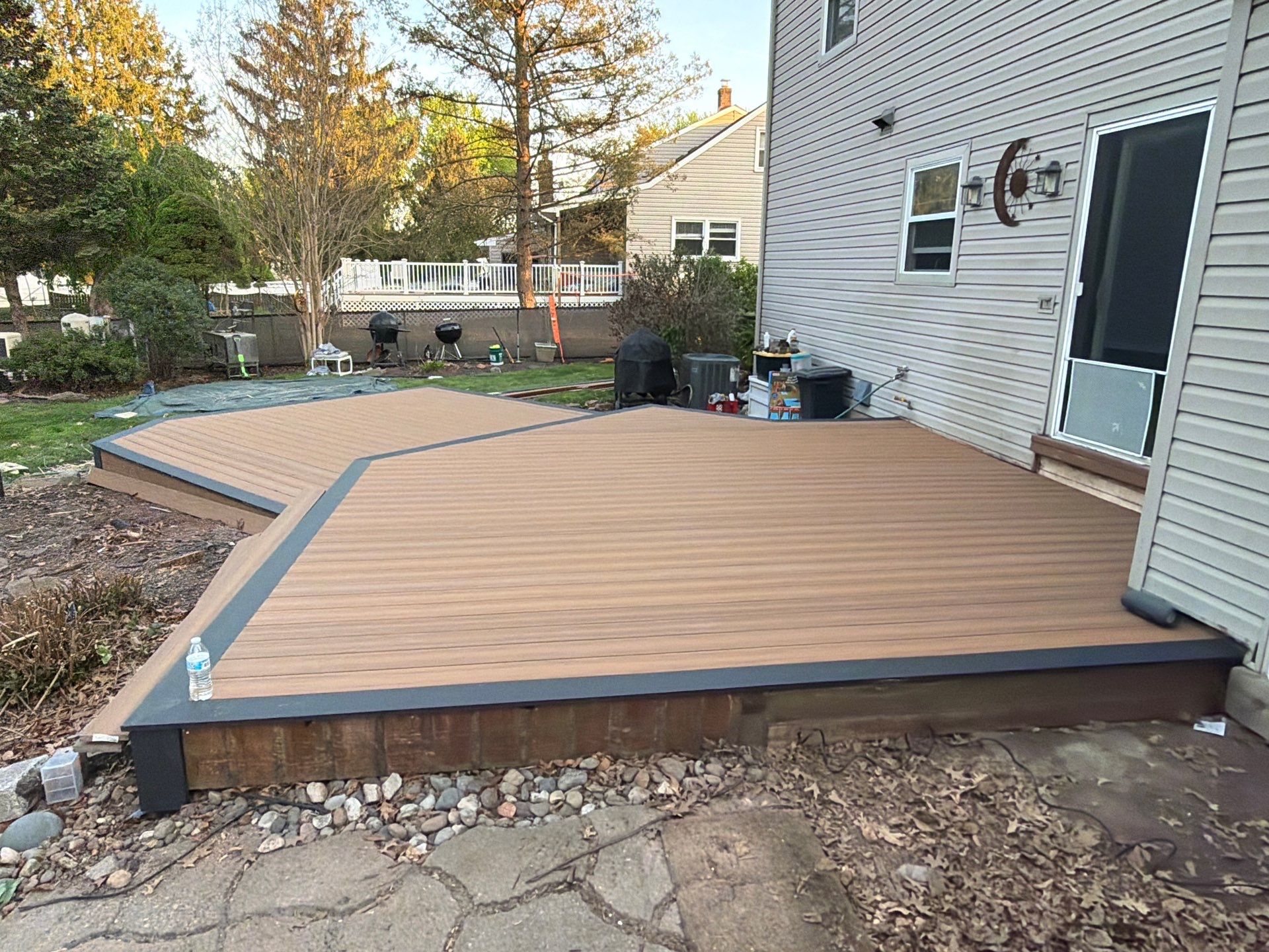 Deck Resurface In Richboro PA With Pergola by deck guardian