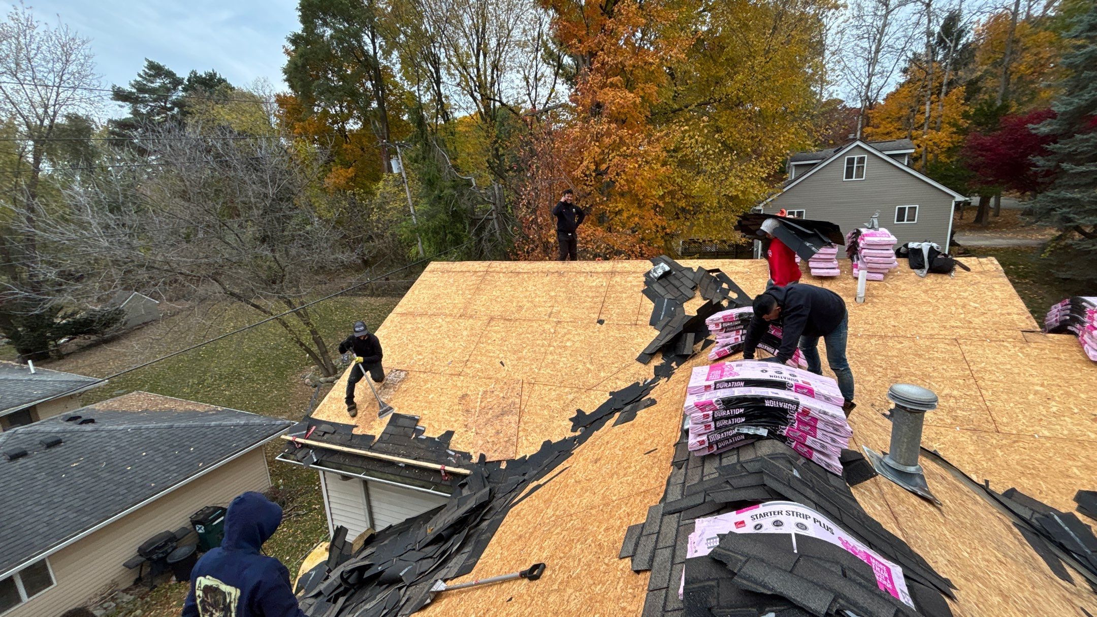 Roof Replacement using Owens Corning Driftwood by 180 Contractors