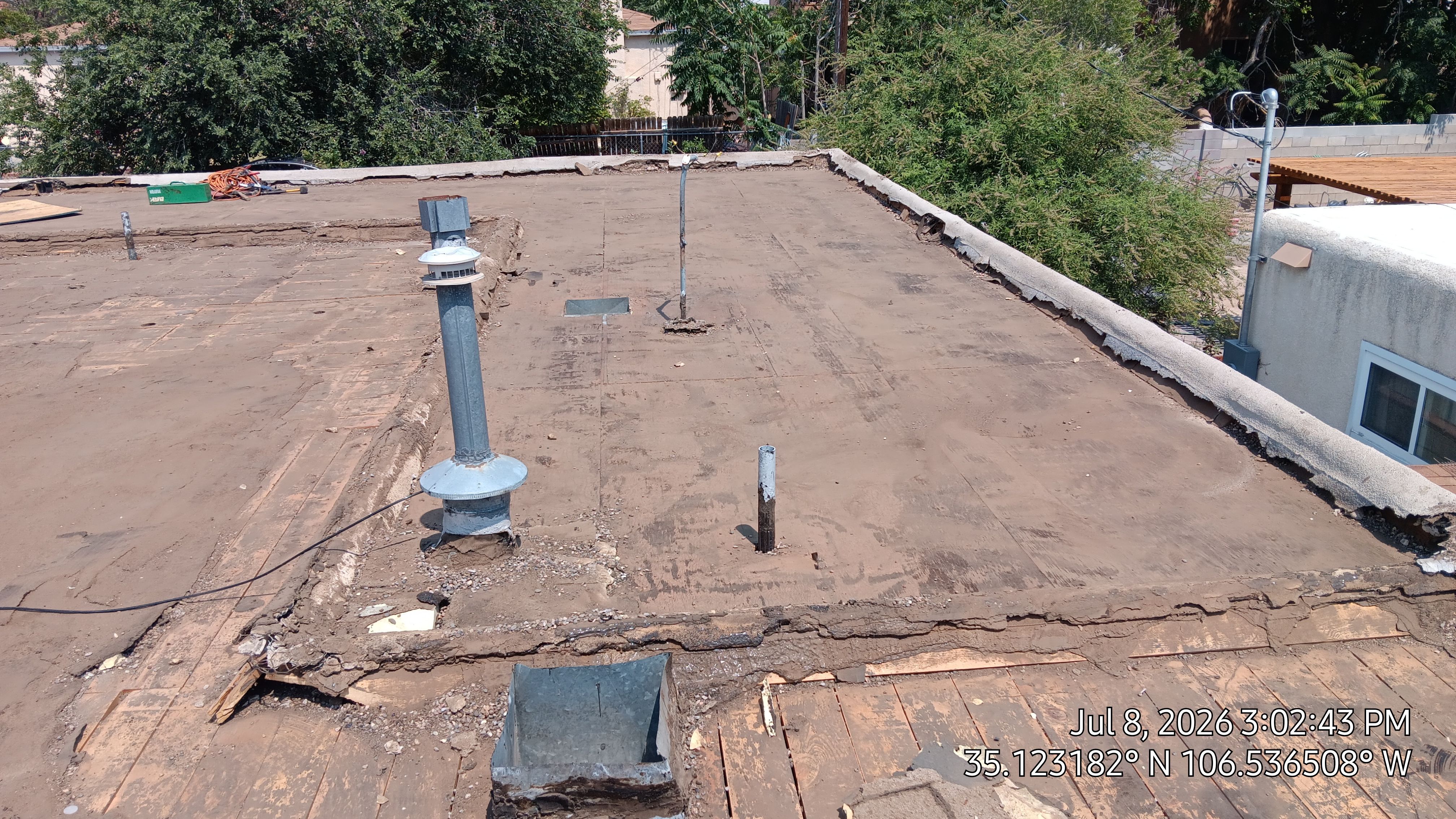 Albuquerque Tar and gravel replaced with Slope and TPO Membrane System by Doyle Roof Masters Inc