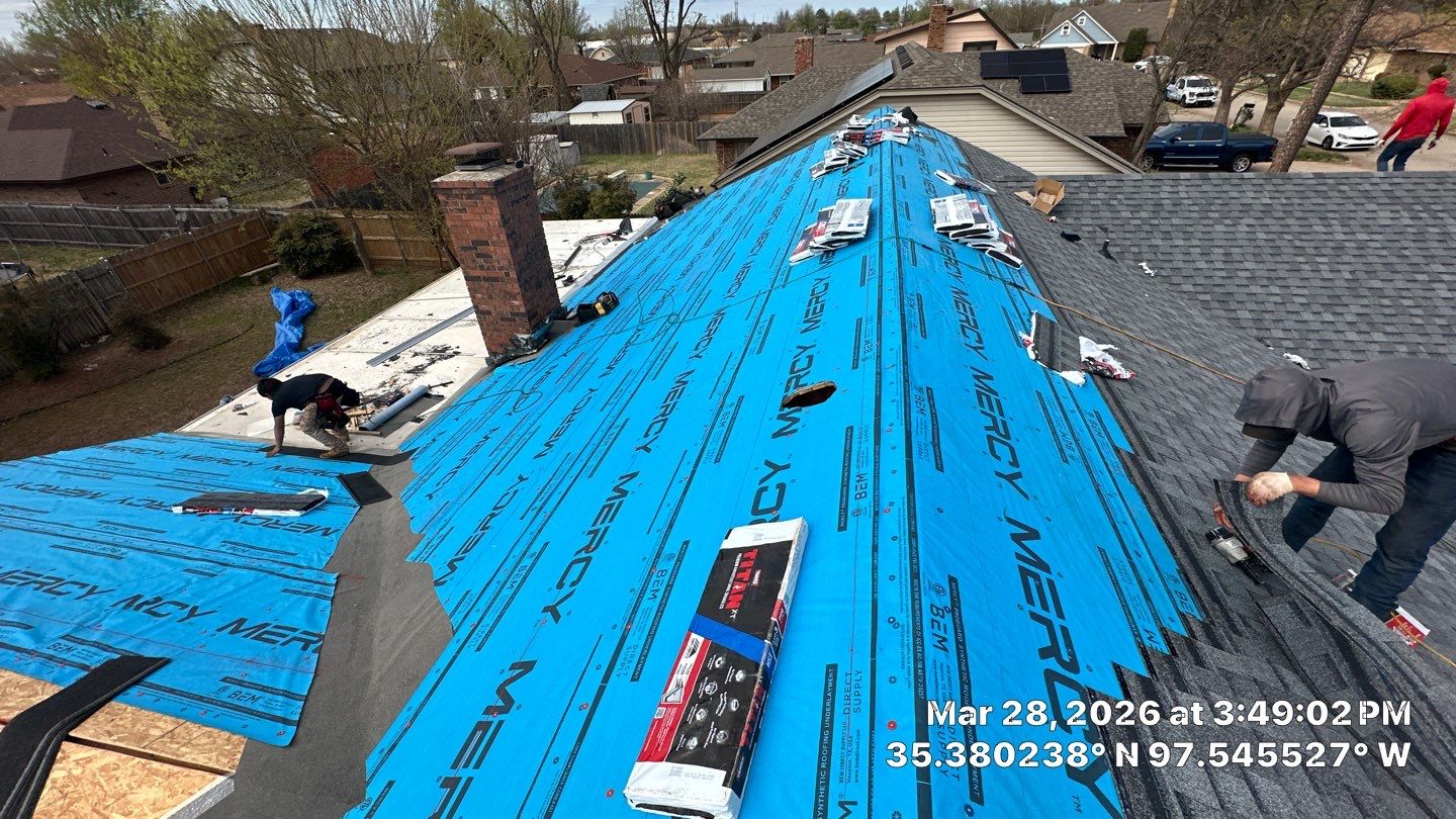 Project in Oklahoma City by Icon Roofing And Construction
