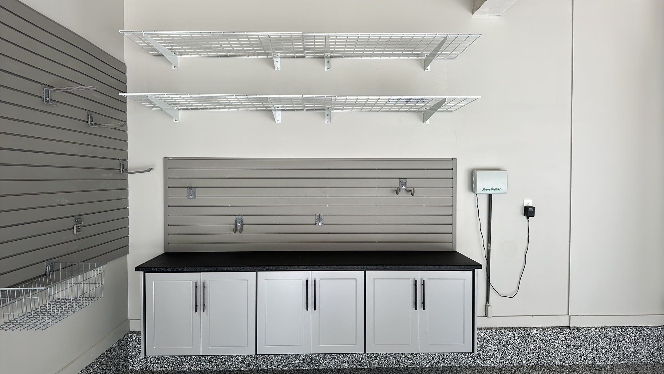 Julie H. upgraded her garage with our cabinets and wall storage options  by Banner Garage
