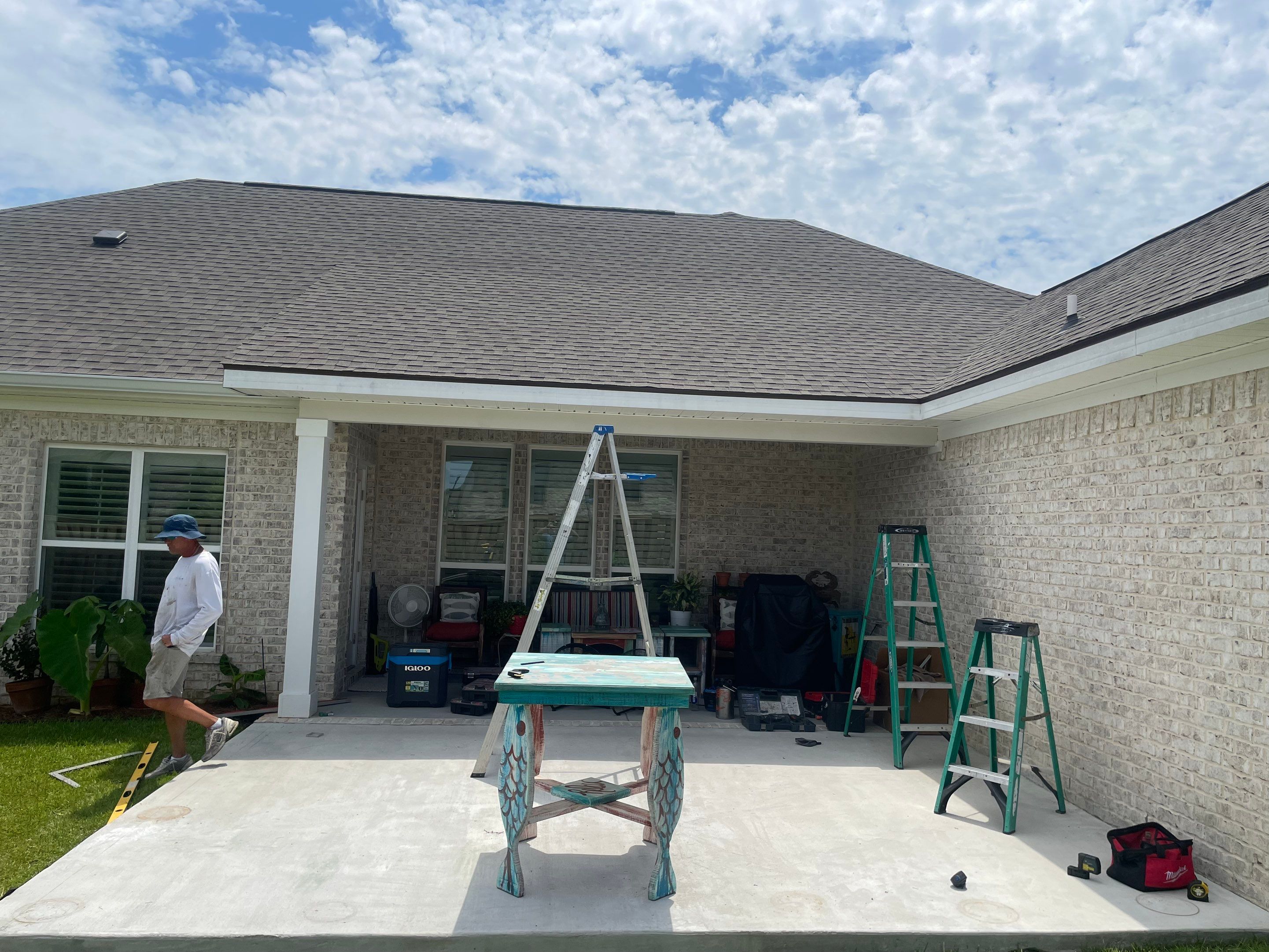 Screen Room Using Colorbeam in Fairhope, AL by Titan Sunrooms
