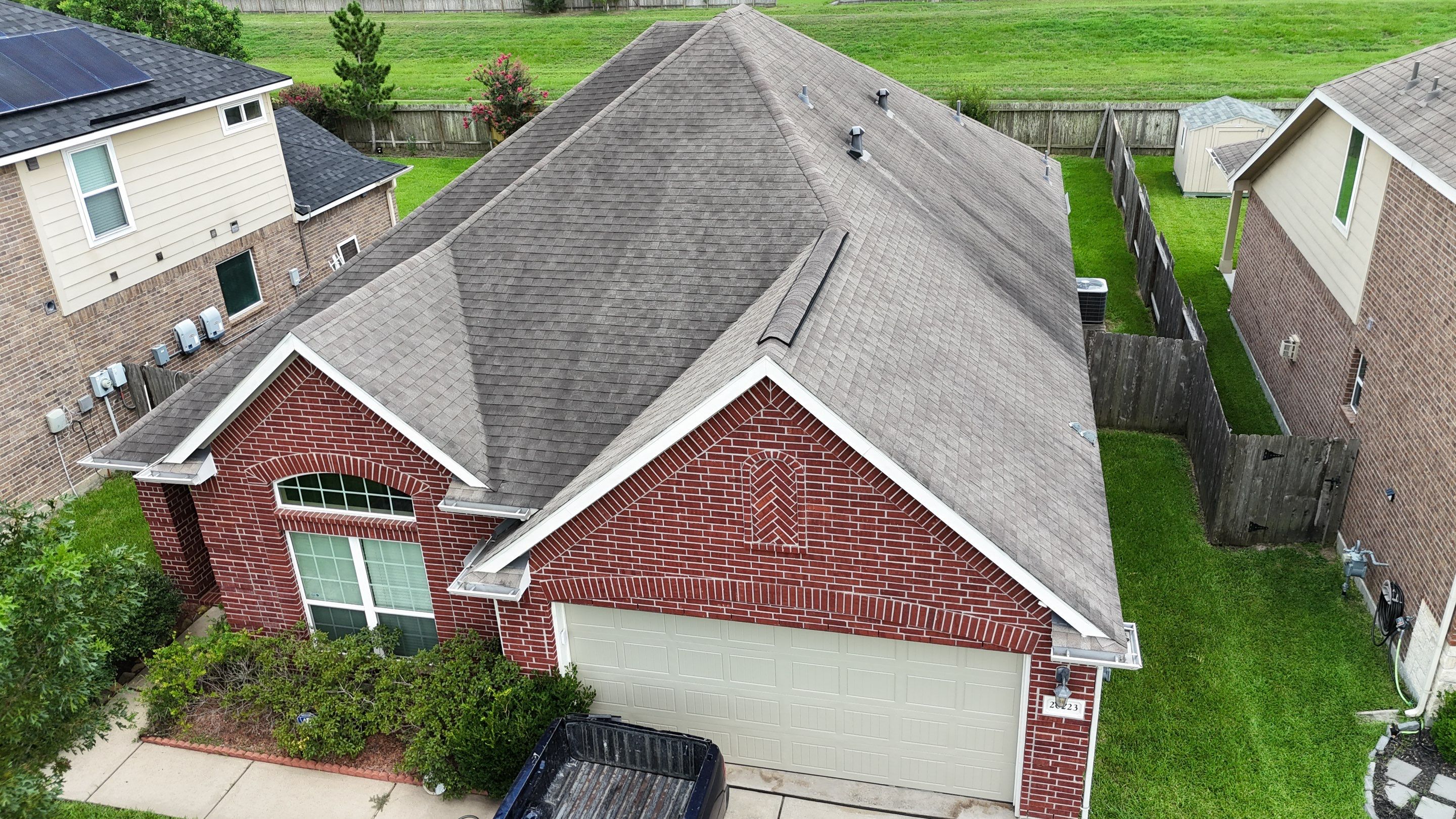 Residential Roofing Installation using IKO Dynasty in Cypress by Core Four Roofing