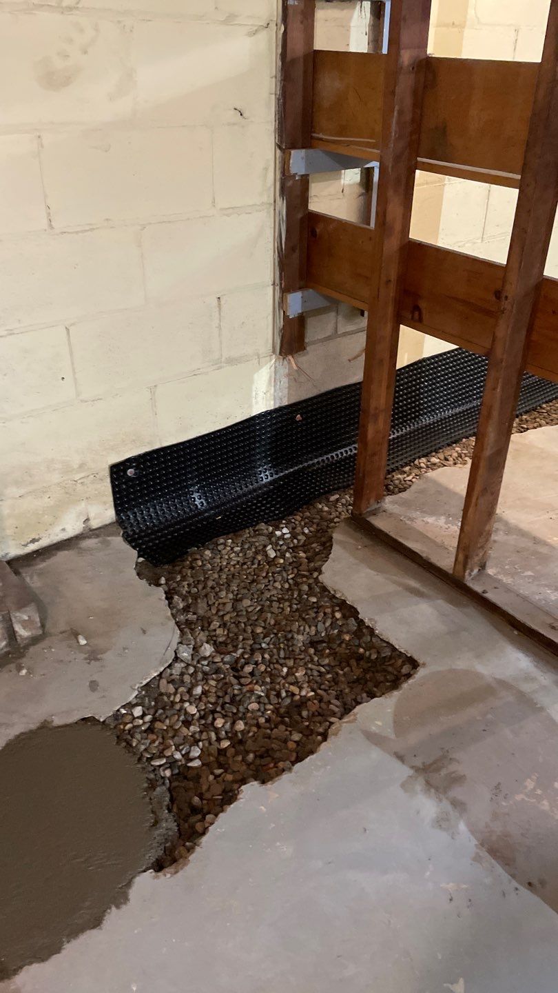 Drain Tile & Sump Pump for Kassie's Rental Property by Waterproofing Northeast